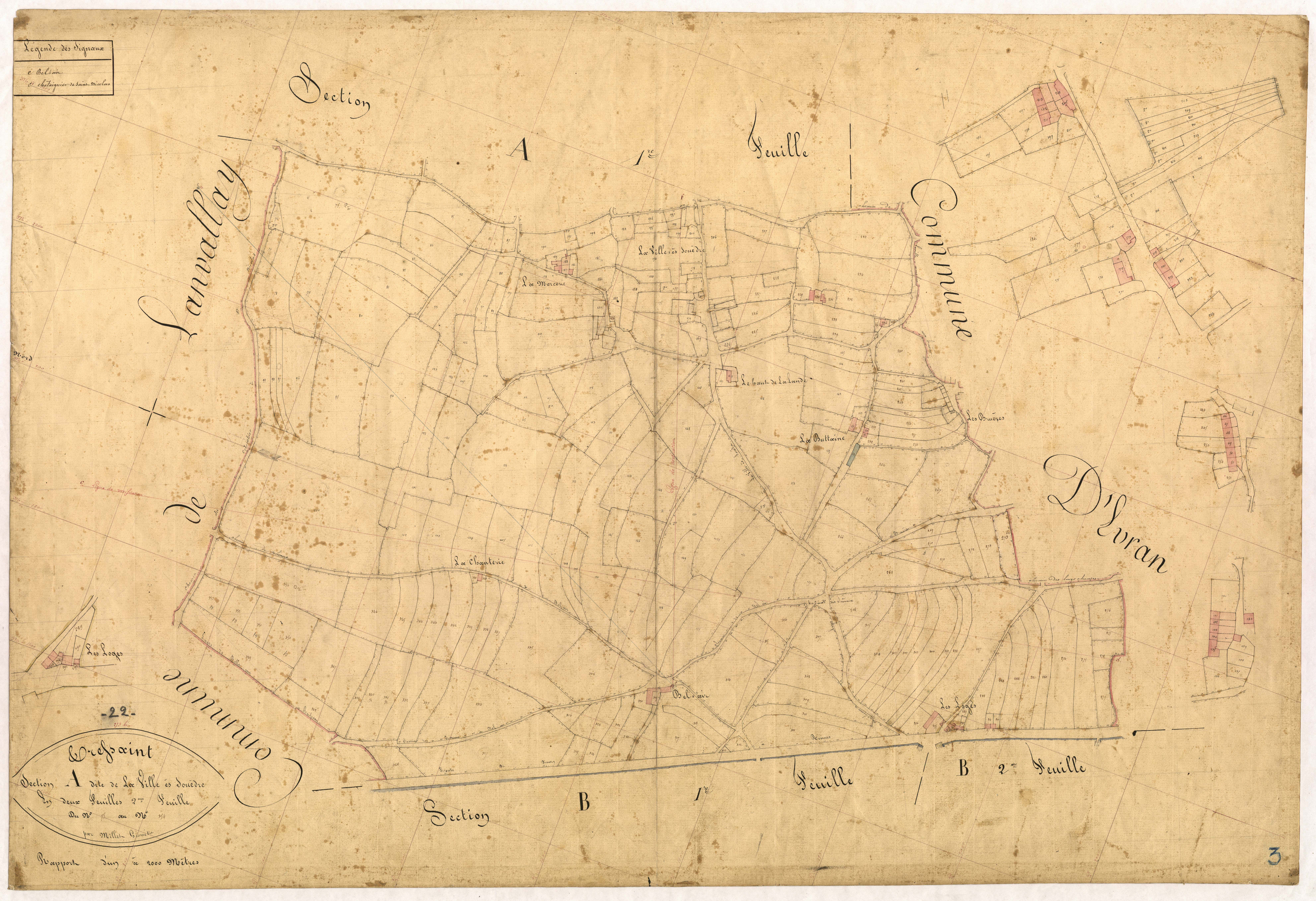 Dinan - Section A, 2e feuille