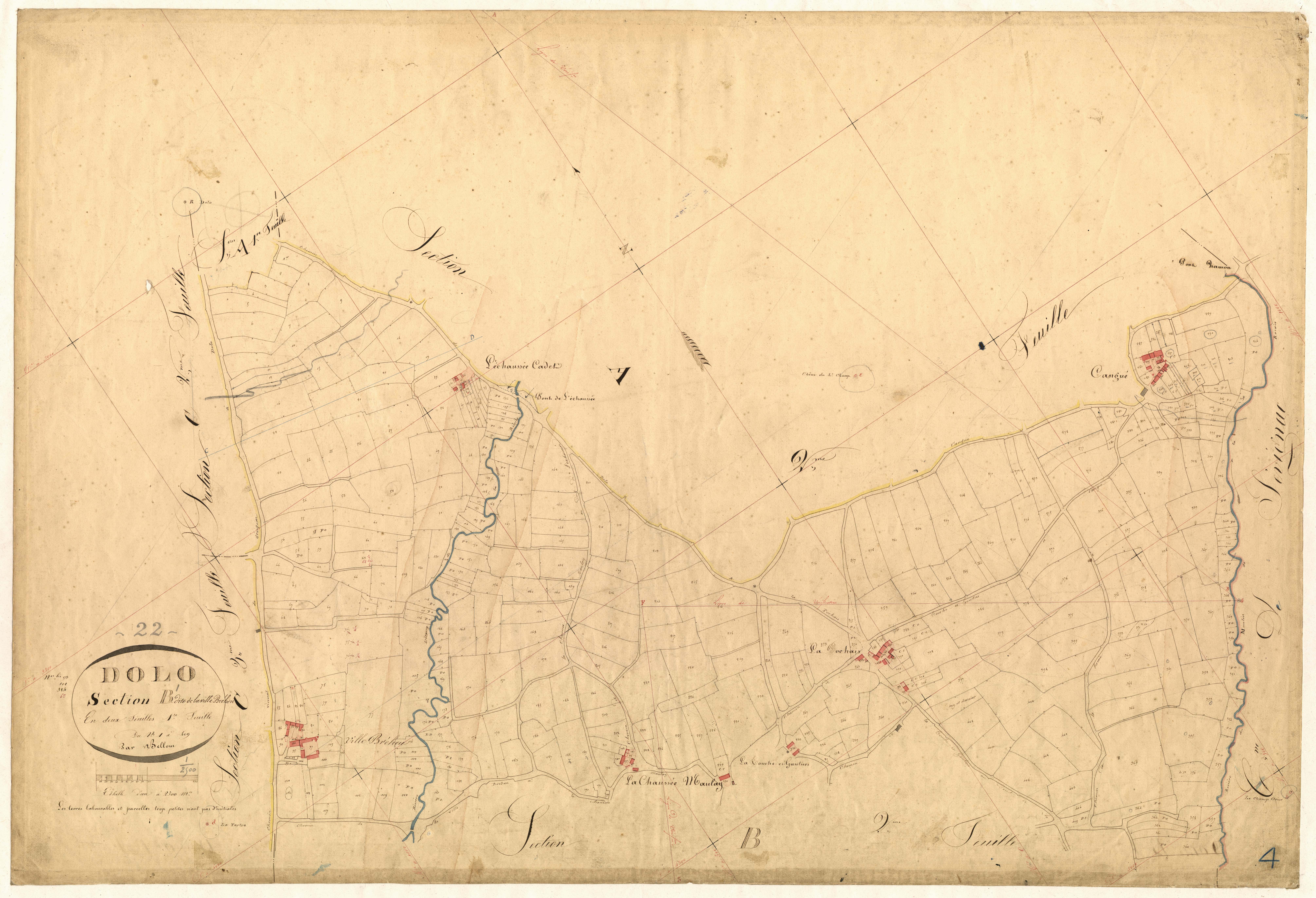 Dolo - Section B, 1re feuille