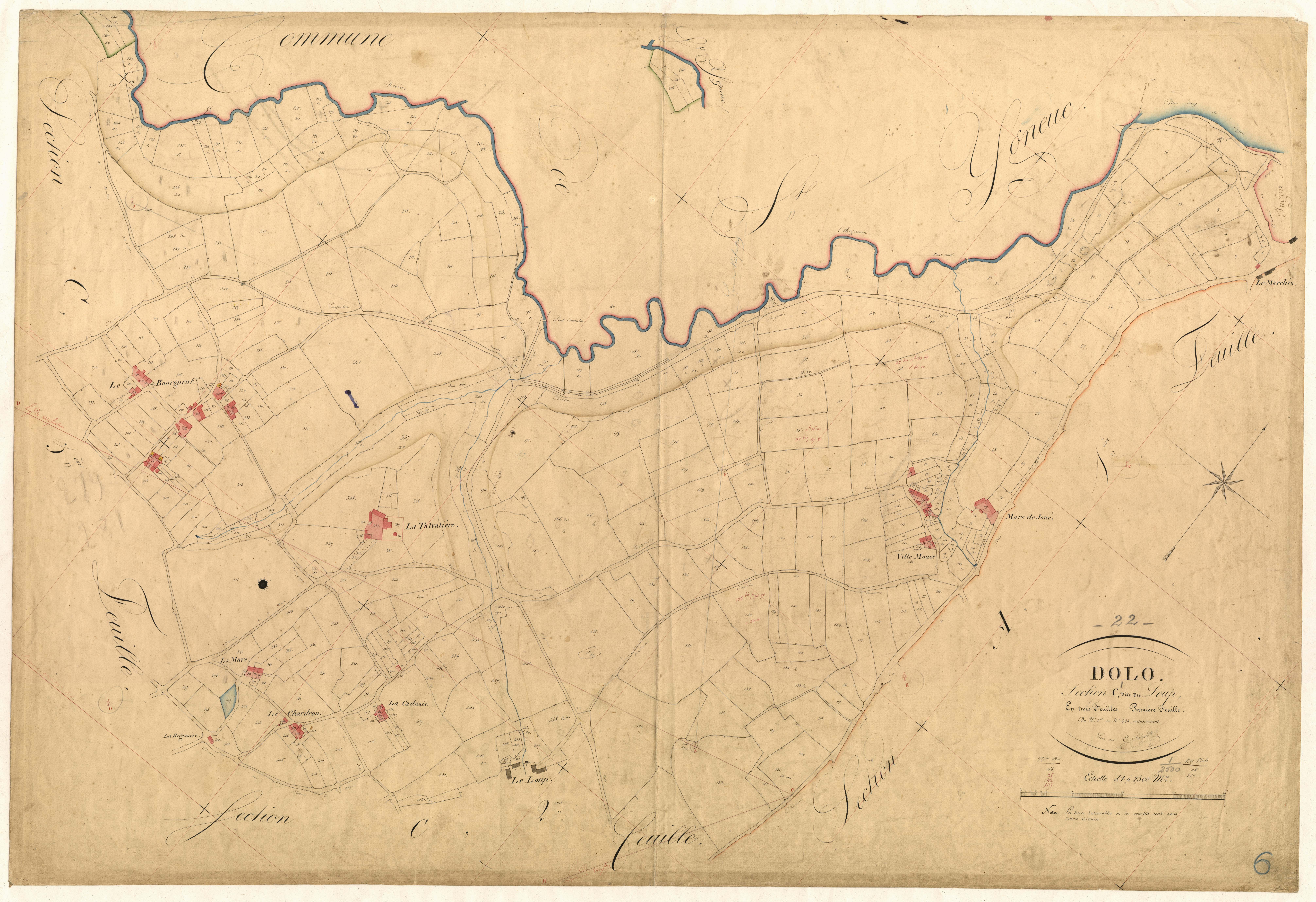 Dolo - Section C, 1re feuille