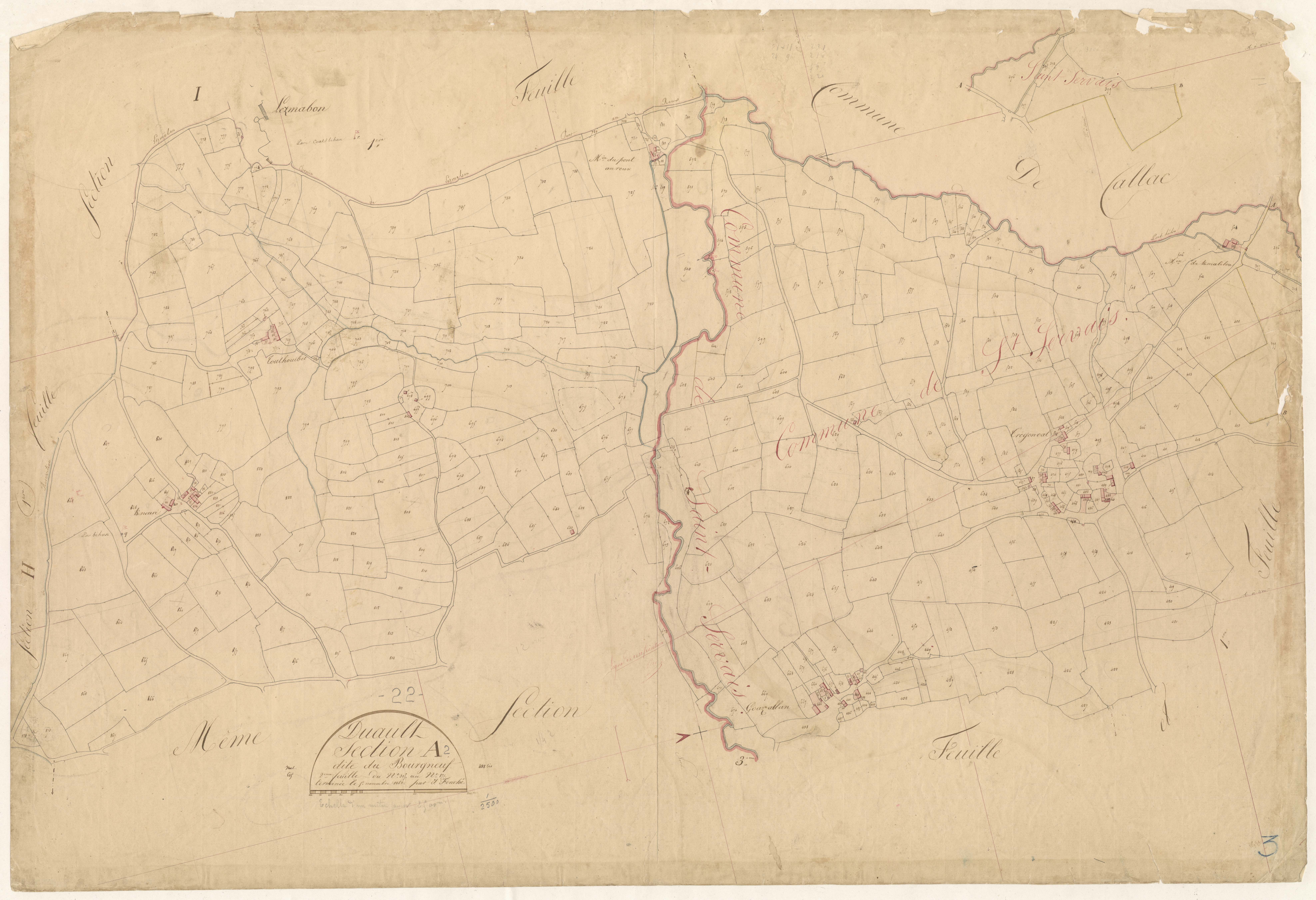 Duault - Section A, 2e feuille