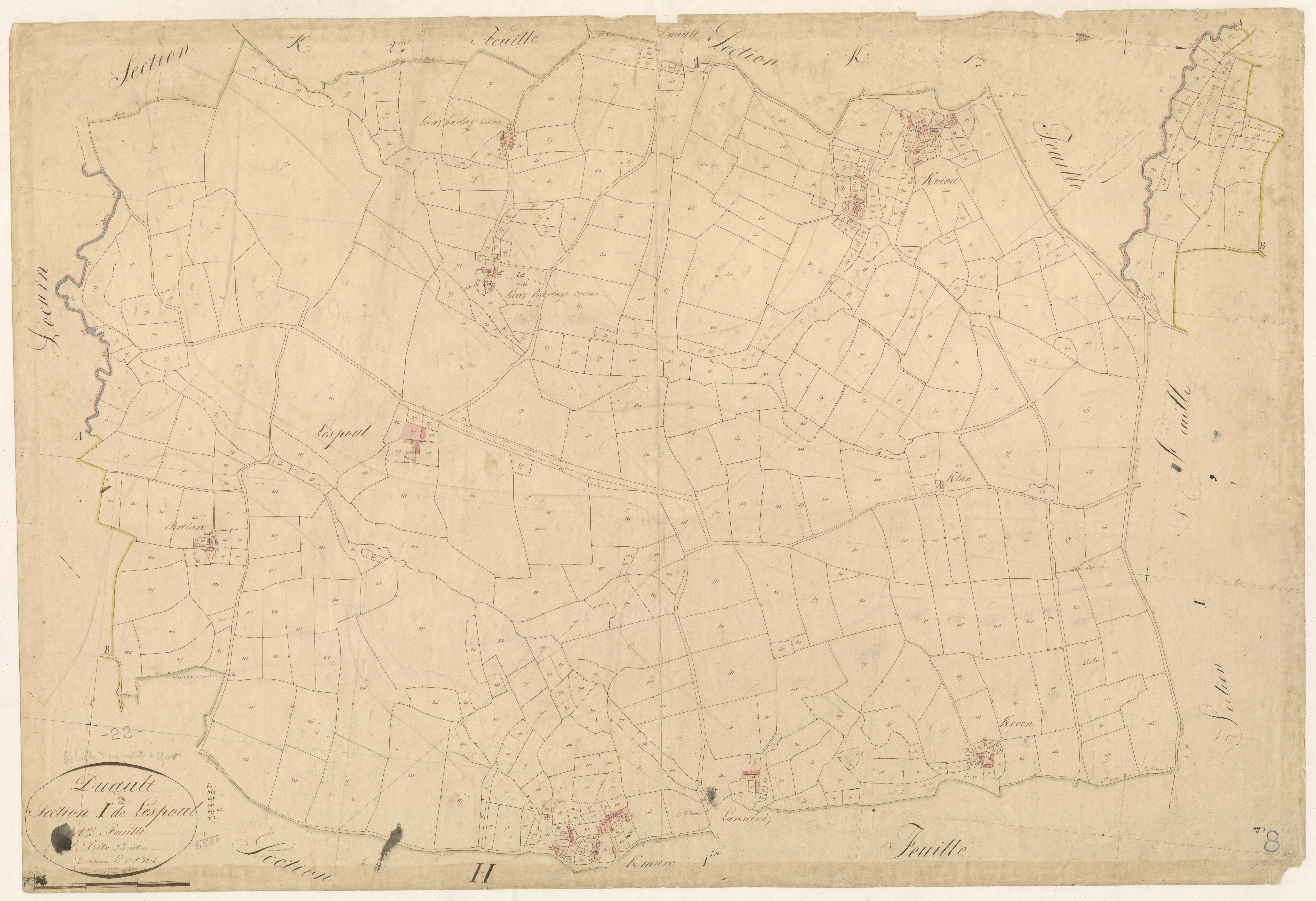 Duault - Section I, 2e feuille