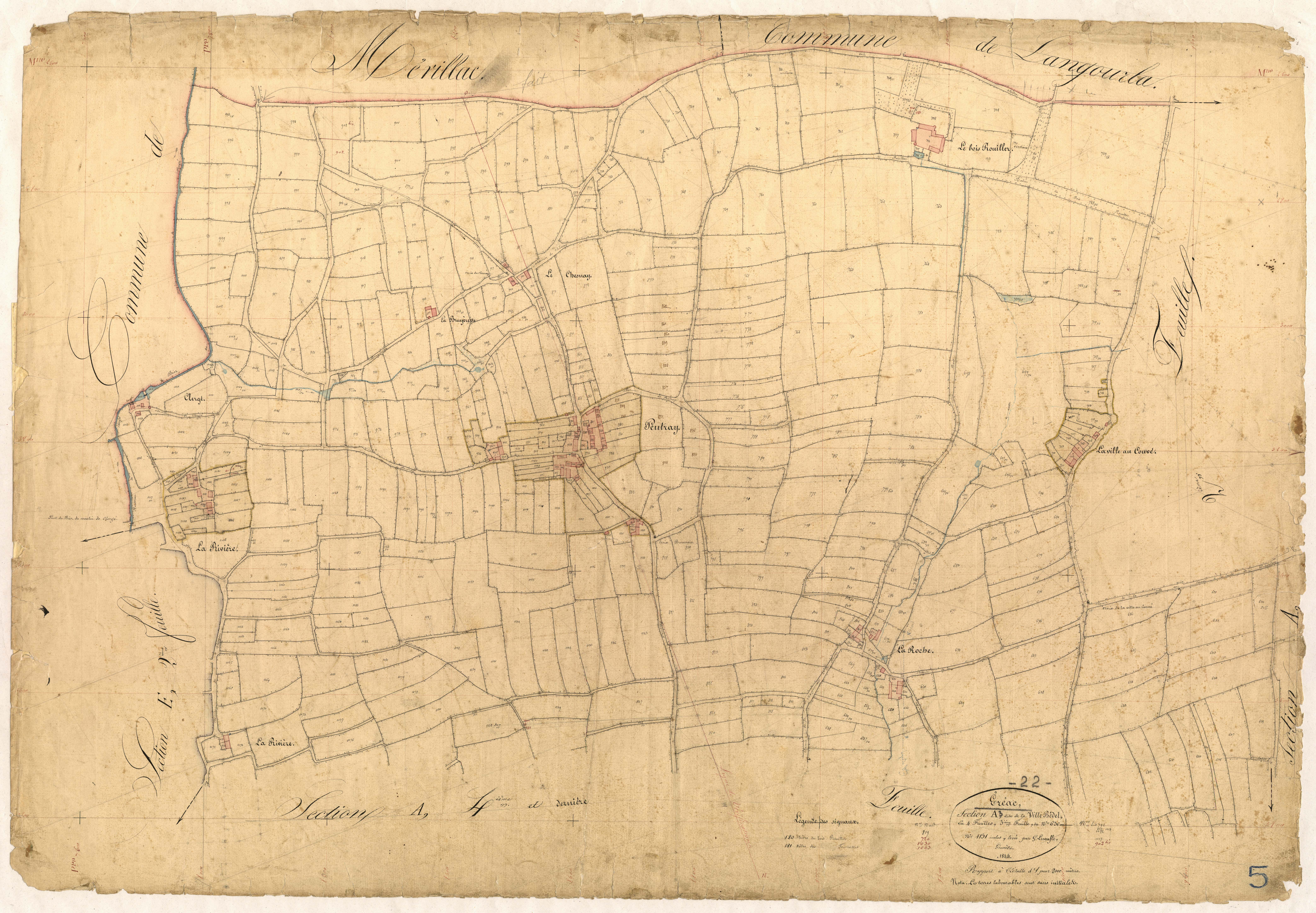 Éréac - Section A, 3e feuille