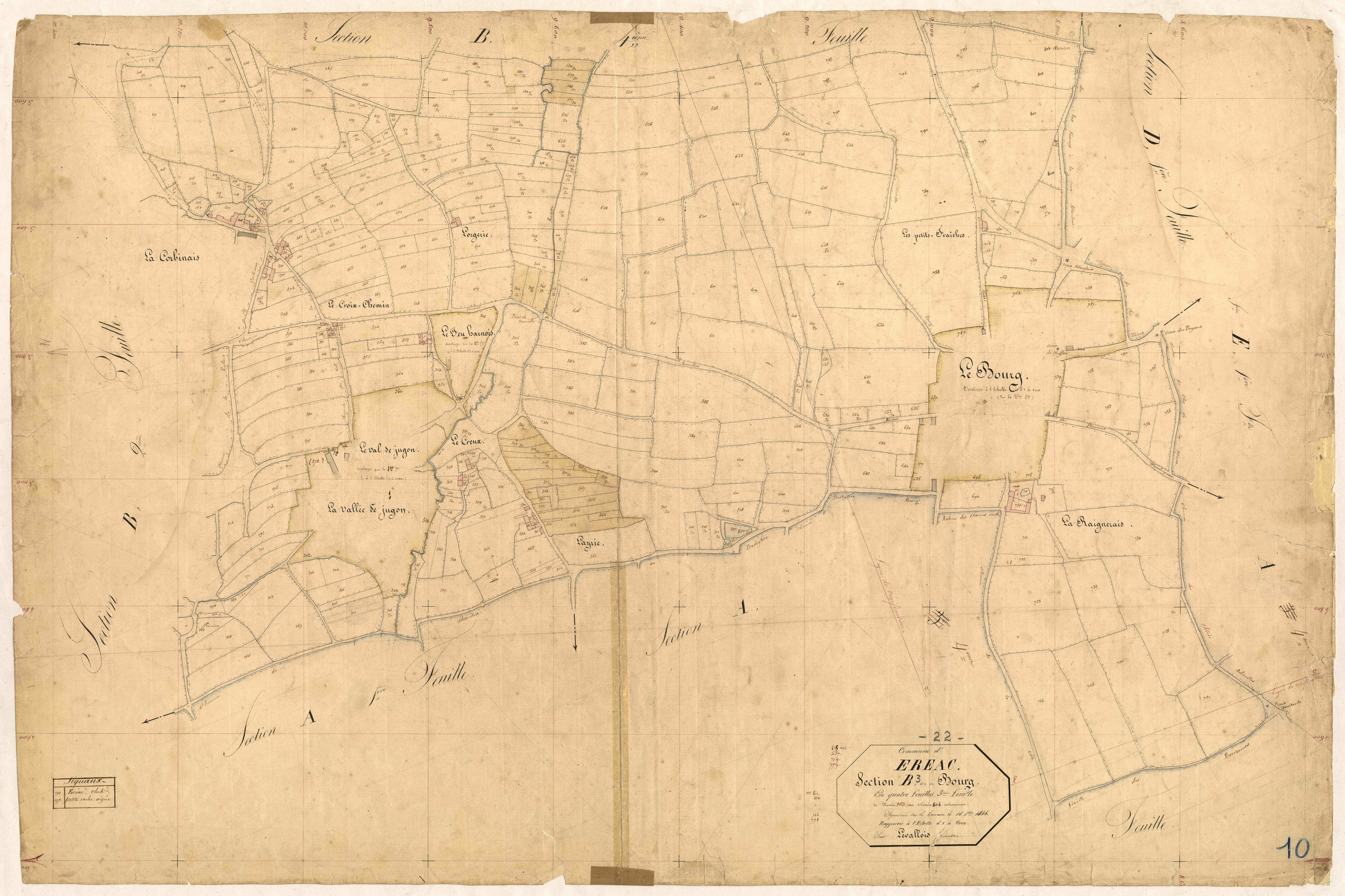 Éréac - Section B, 3e feuille