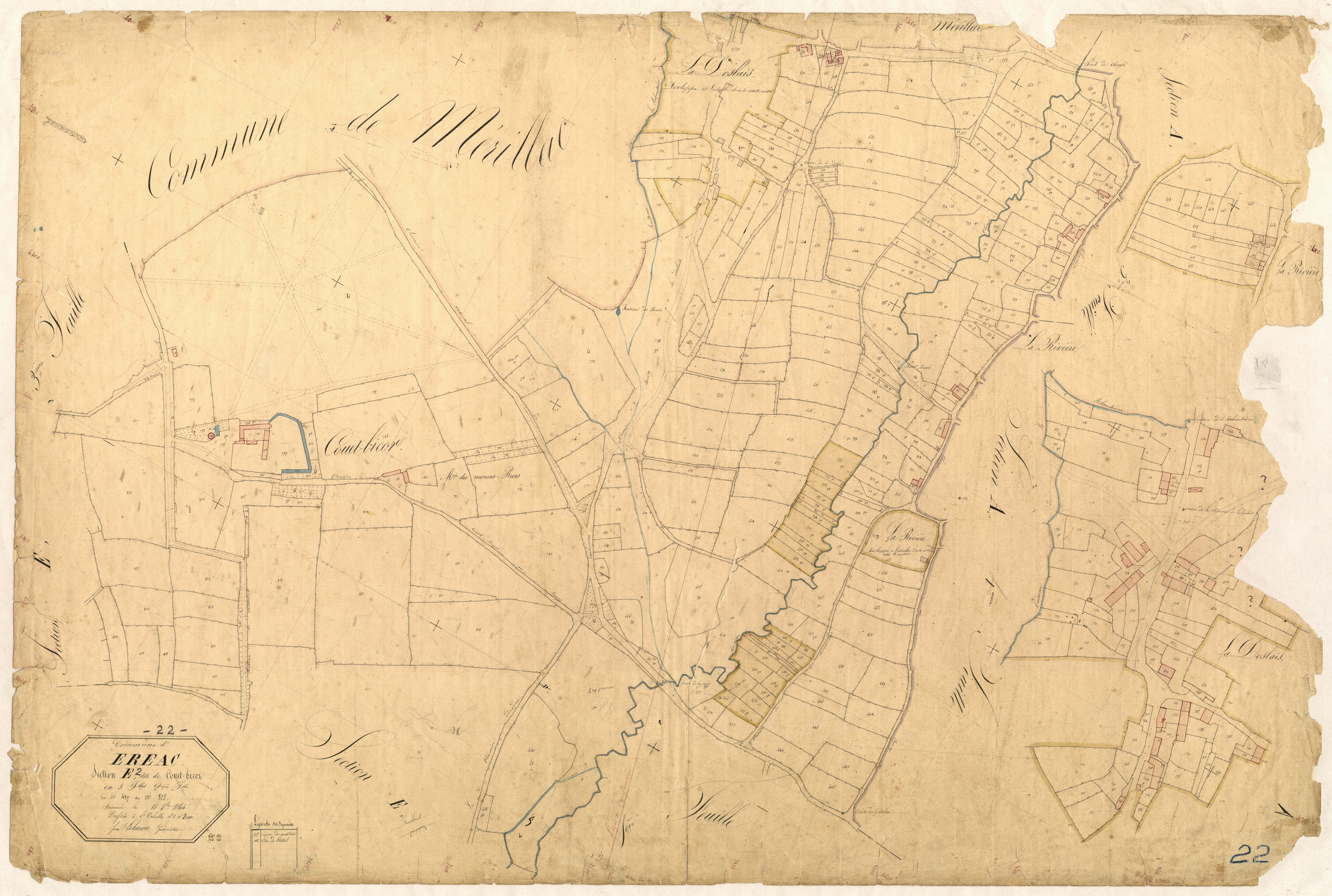Éréac - Section E, 2e feuille