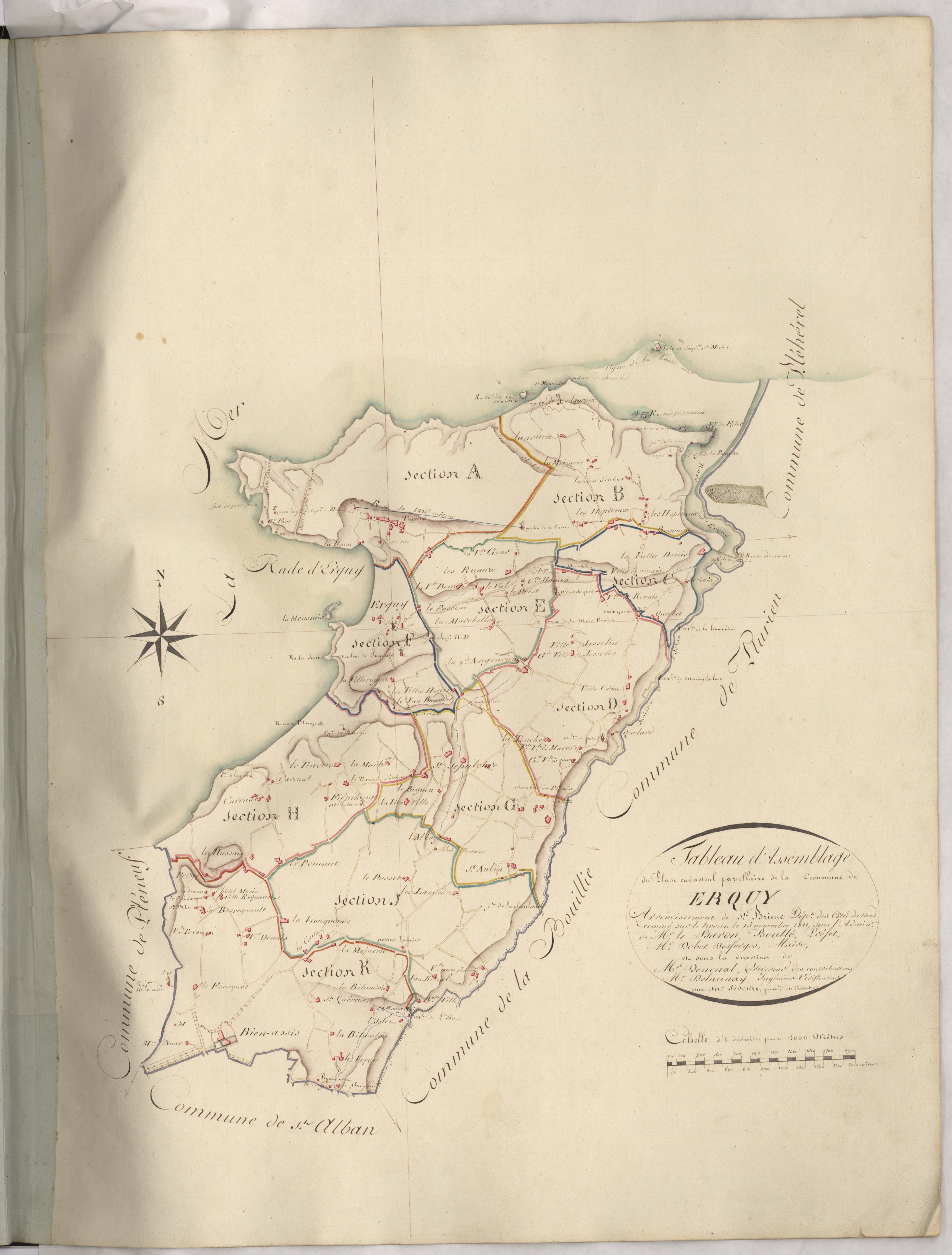 Erquy - Tableau d'assemblage