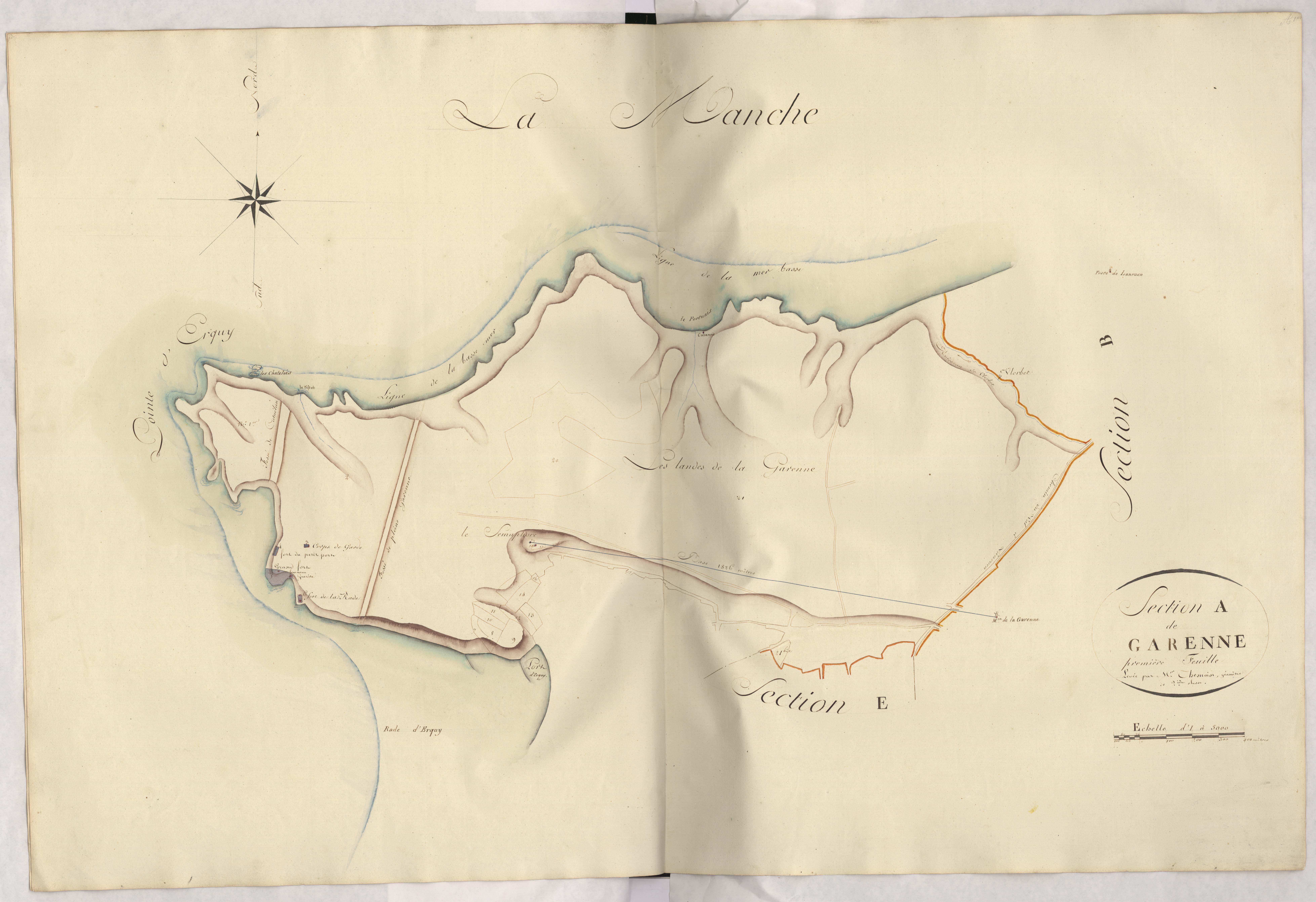 Erquy - Section A, 1re feuille