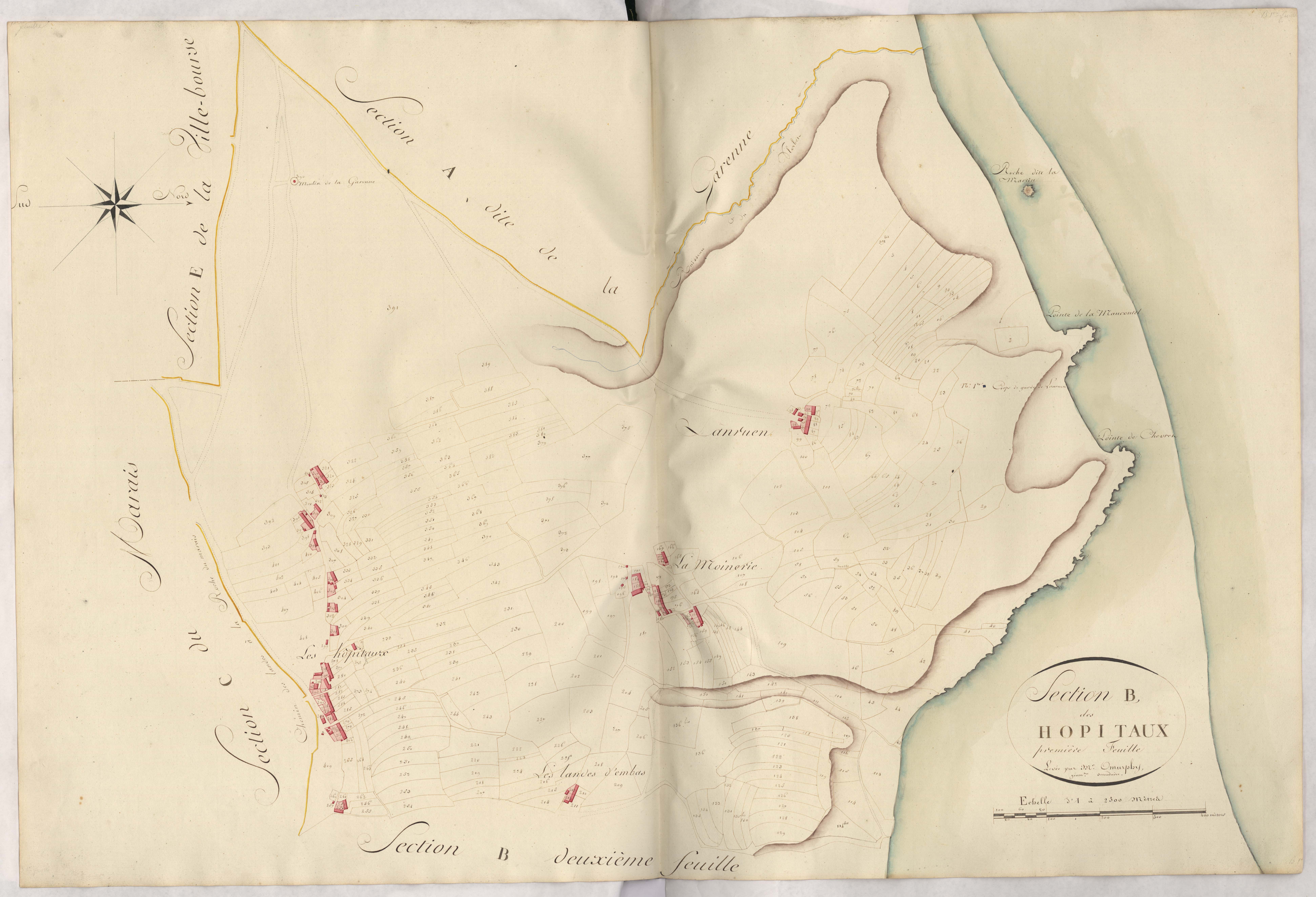 Erquy - Section B, 1re feuille