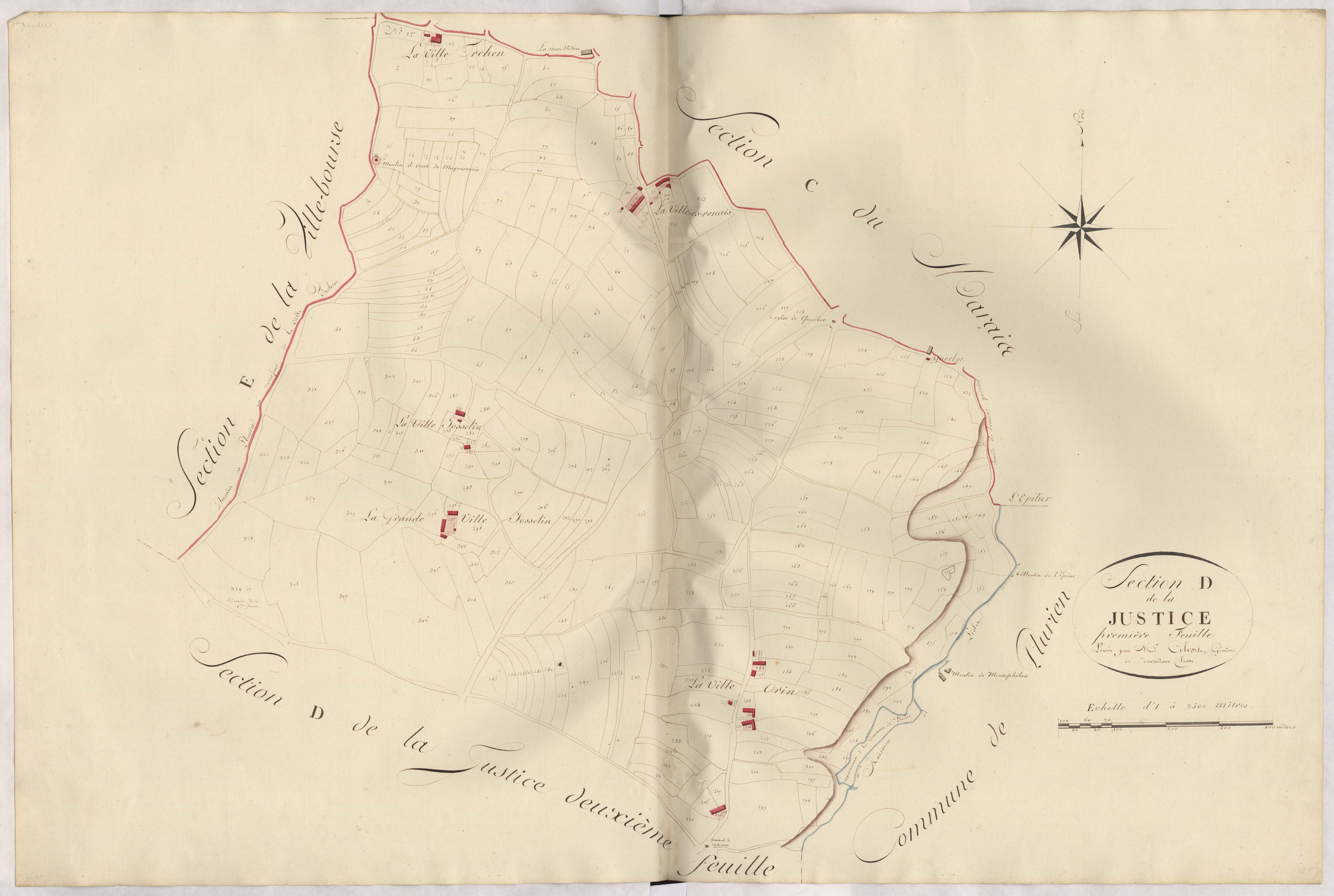 Erquy - Section D, 1re feuille