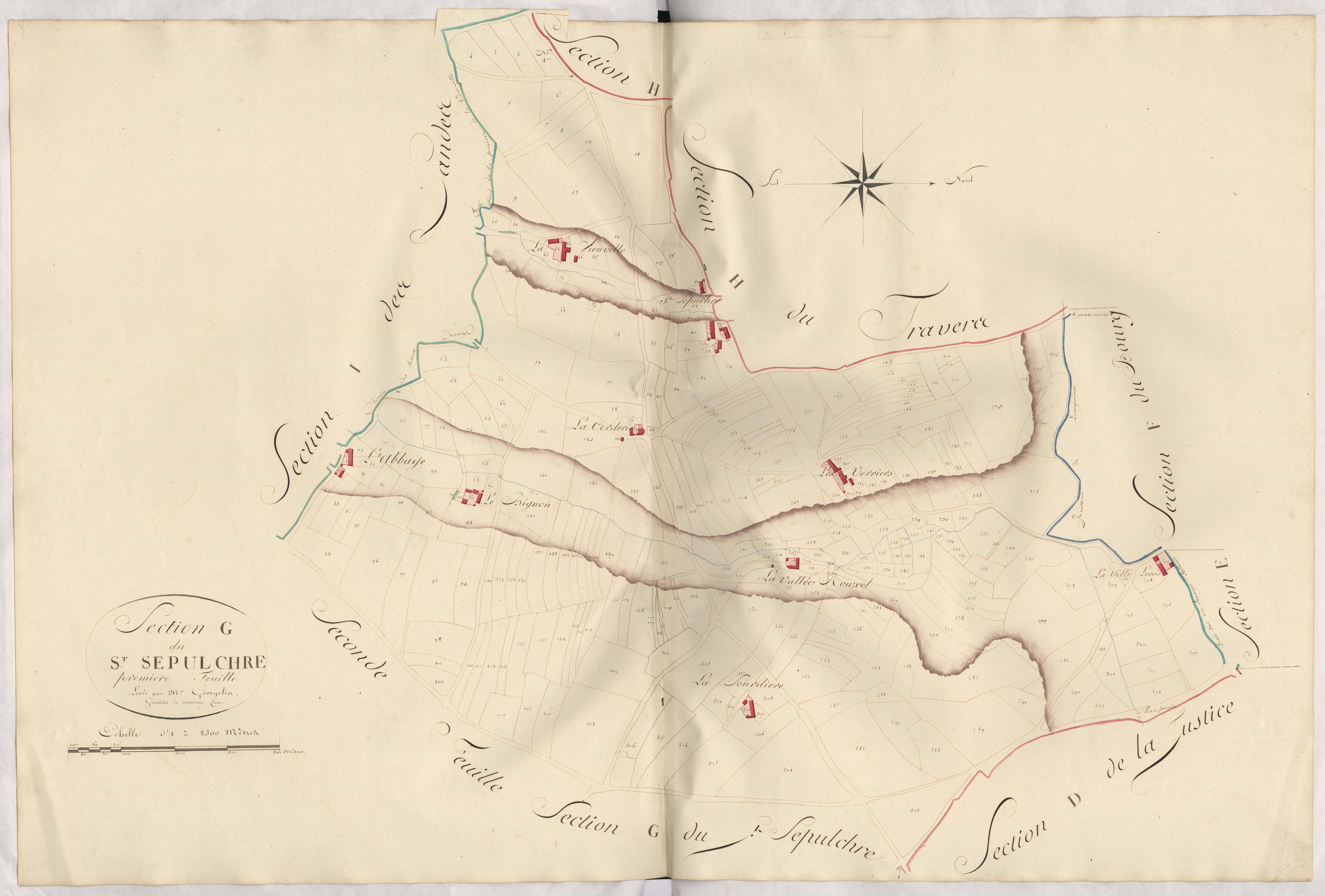 Erquy - Section G, 1re feuille