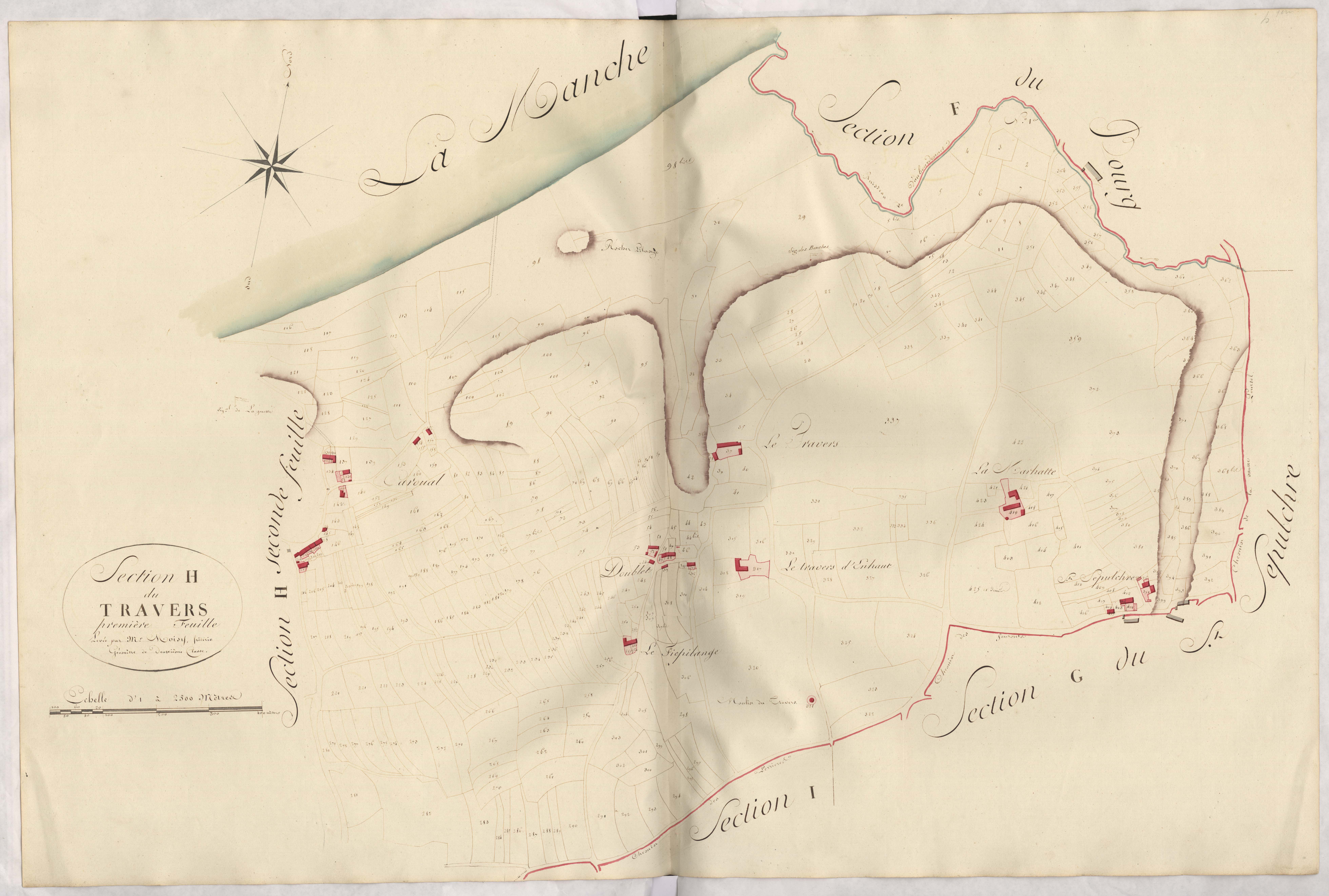 Erquy - Section H, 1re feuille