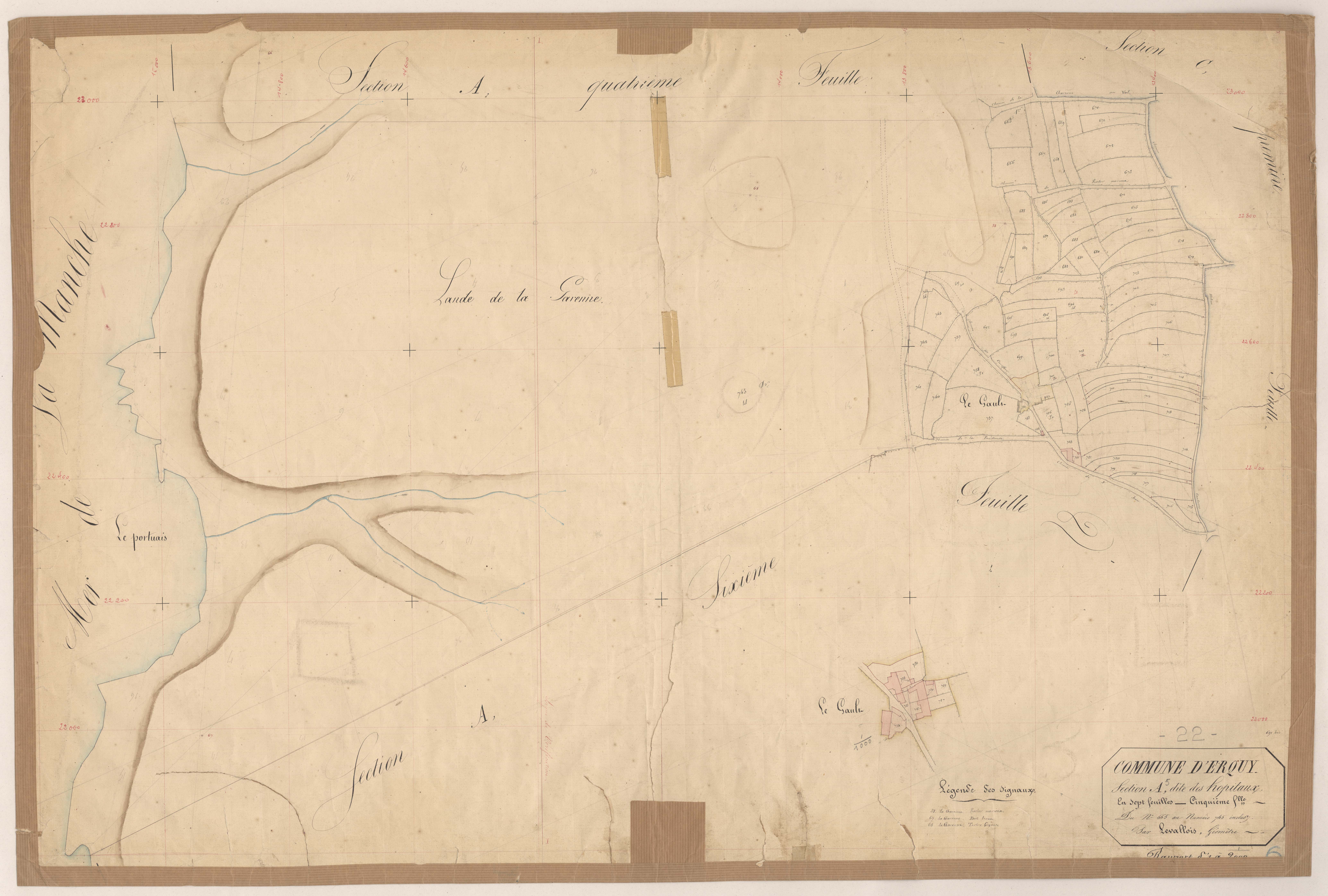 Erquy - Section A, 5e feuille