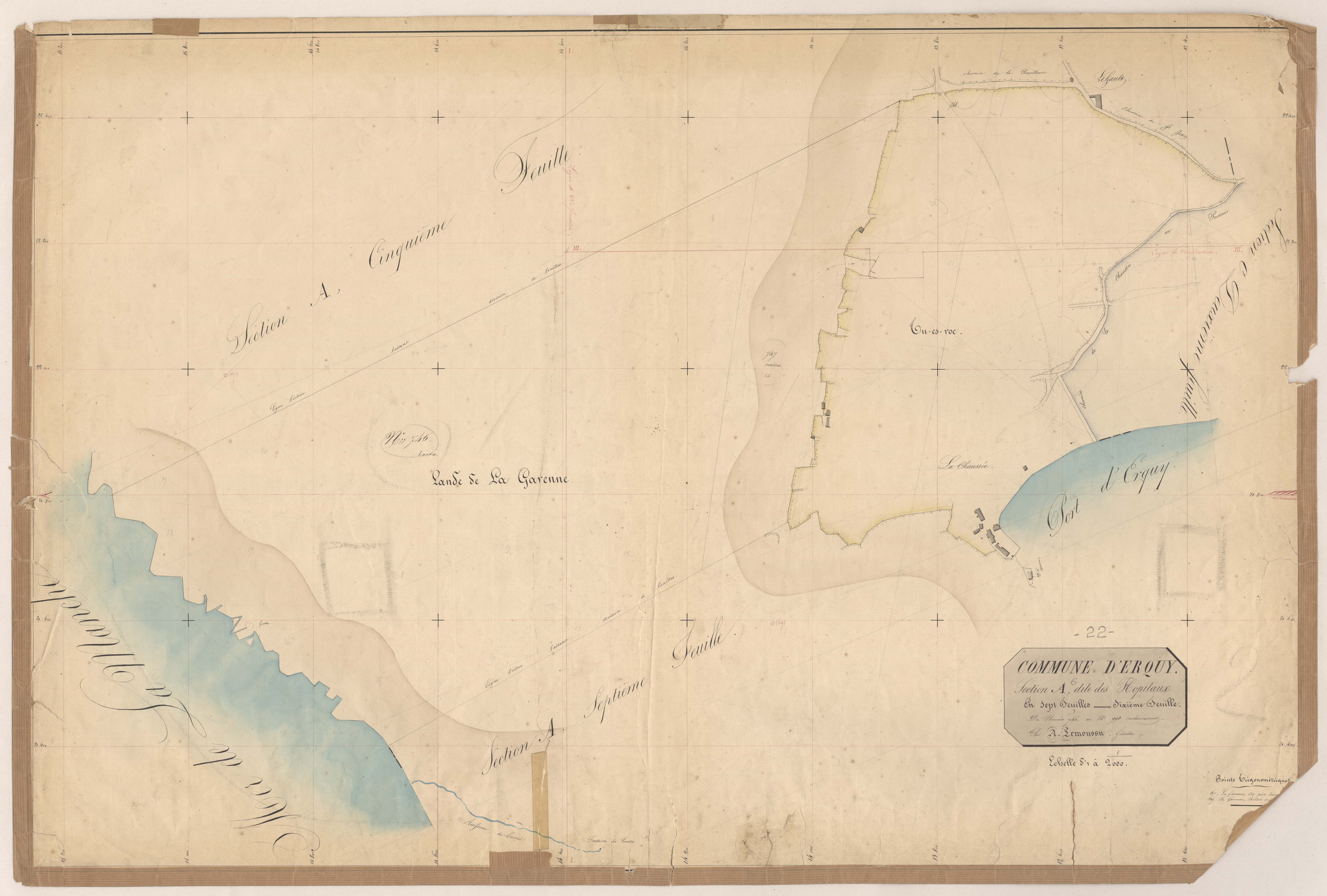 Erquy - Section A, 6e feuille