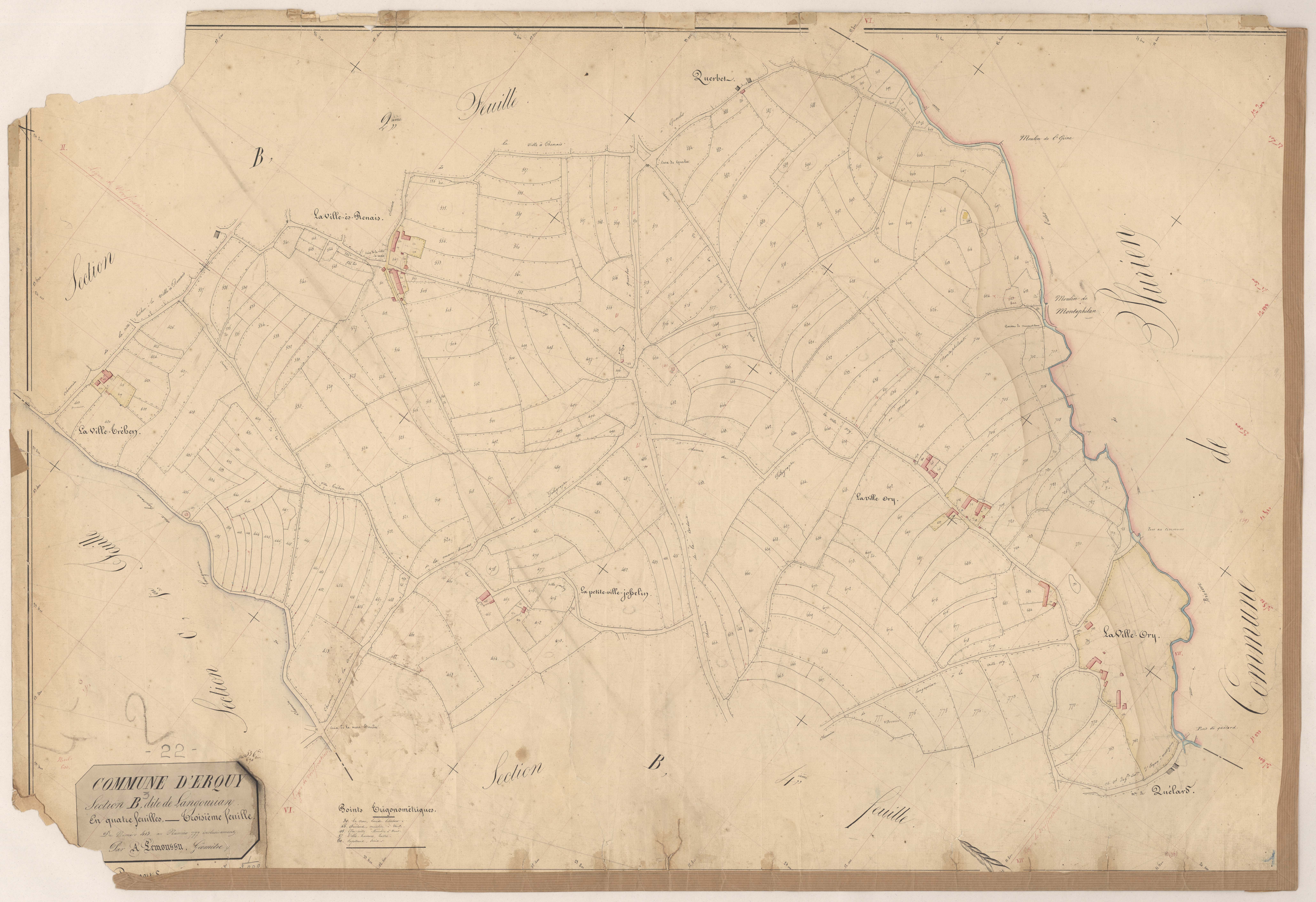 Erquy - Section B, 3e feuille