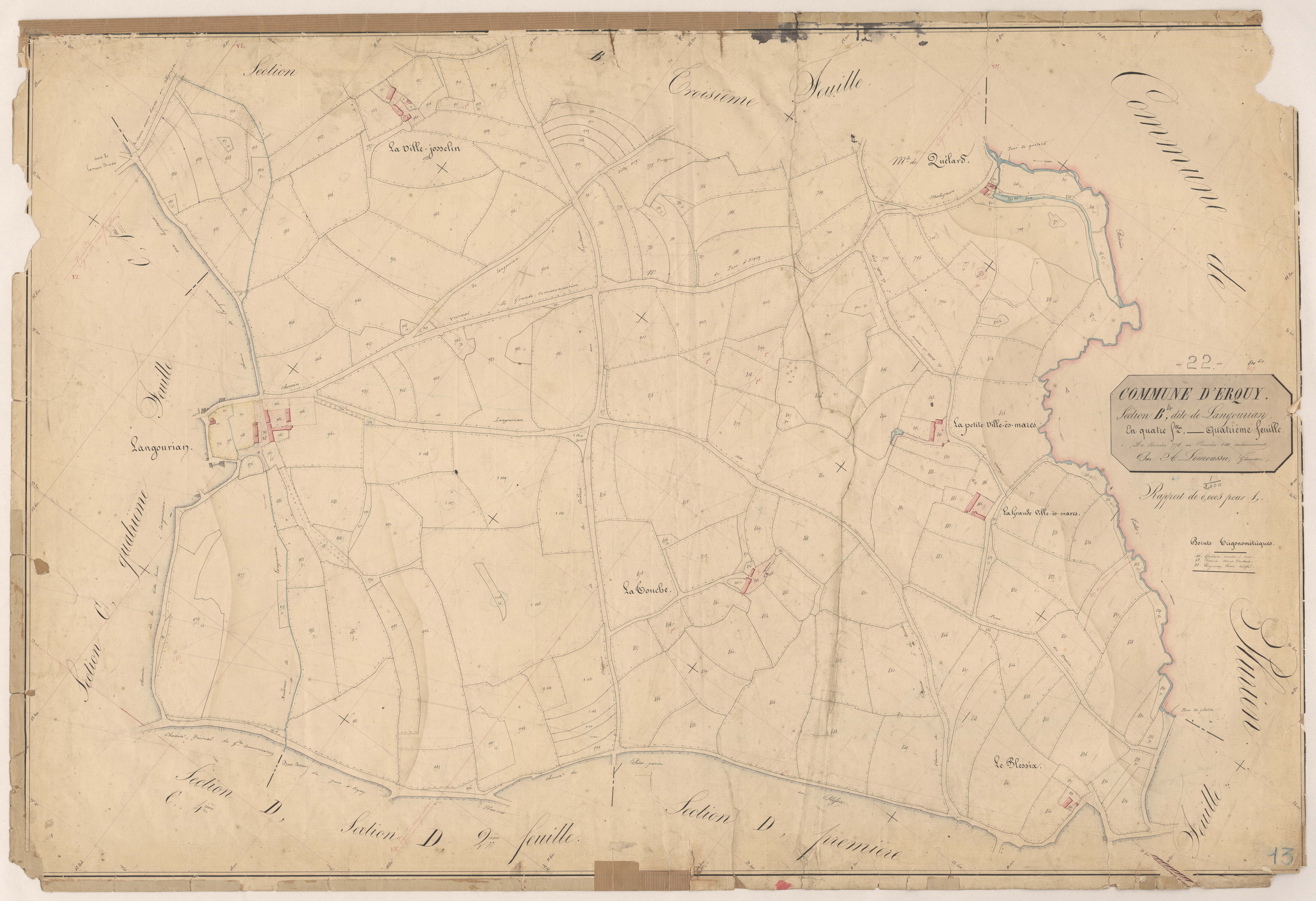Erquy - Section B, 4e feuille
