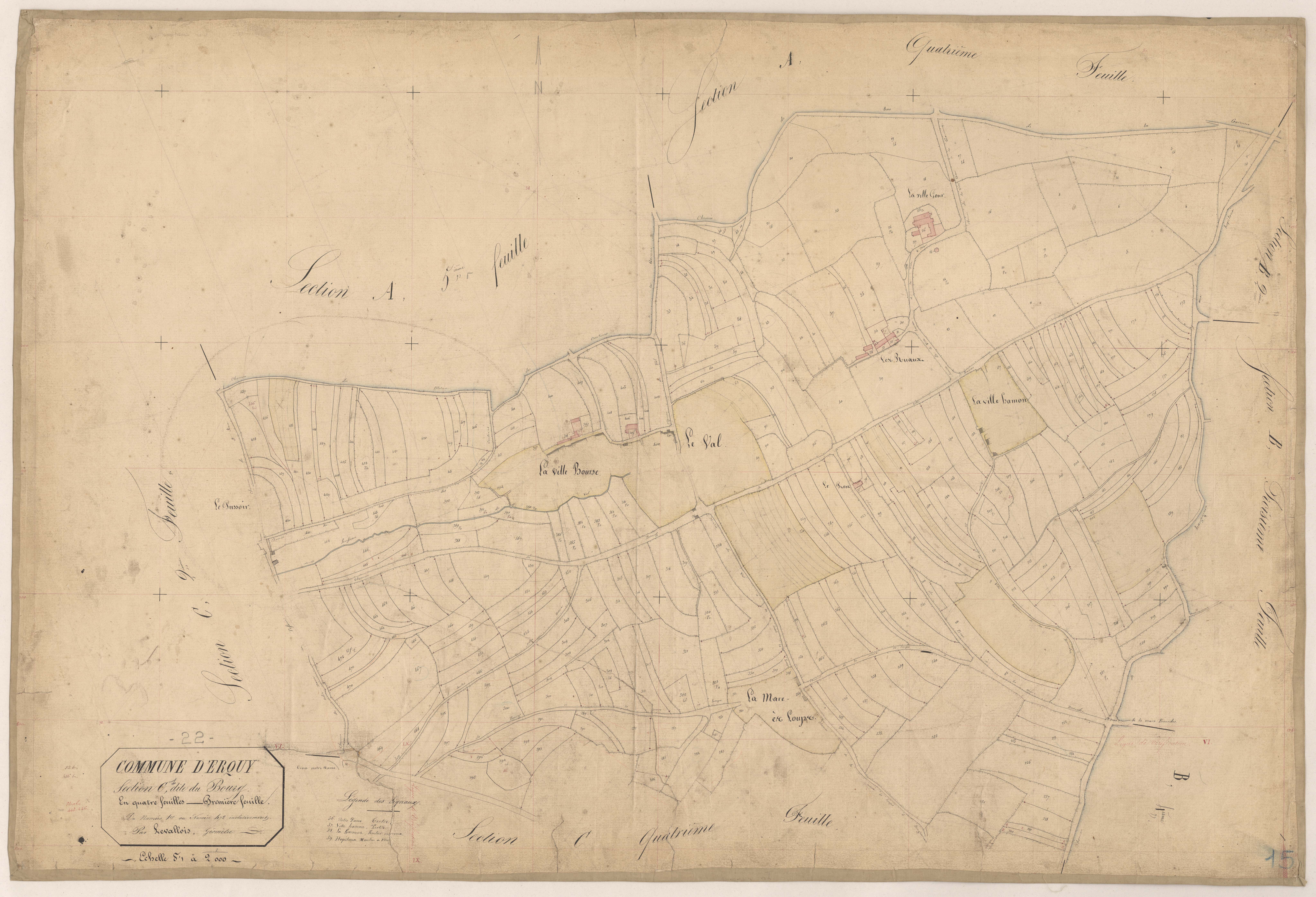 Erquy - Section C, 1re feuille
