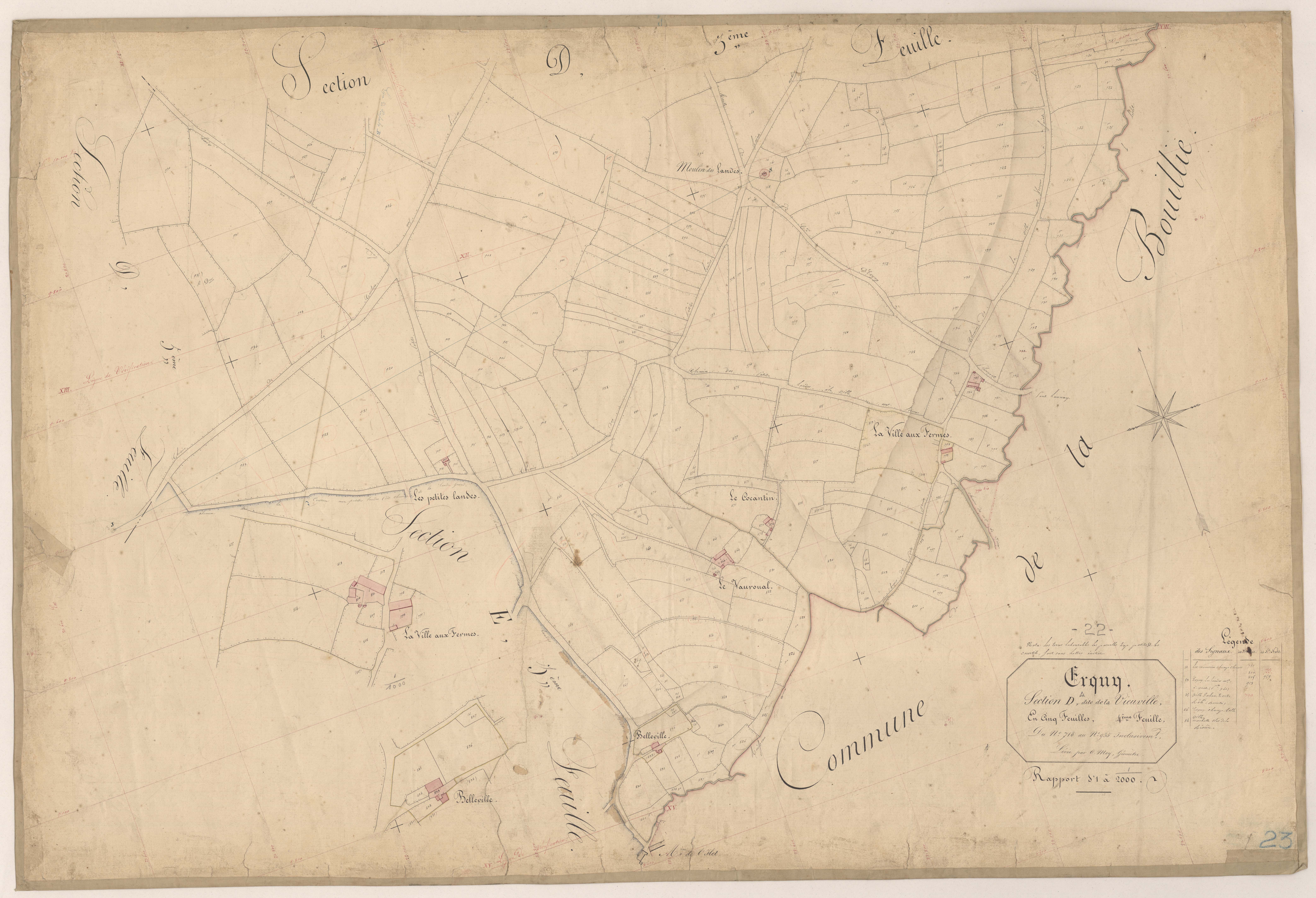 Erquy - Section D, 4e feuille