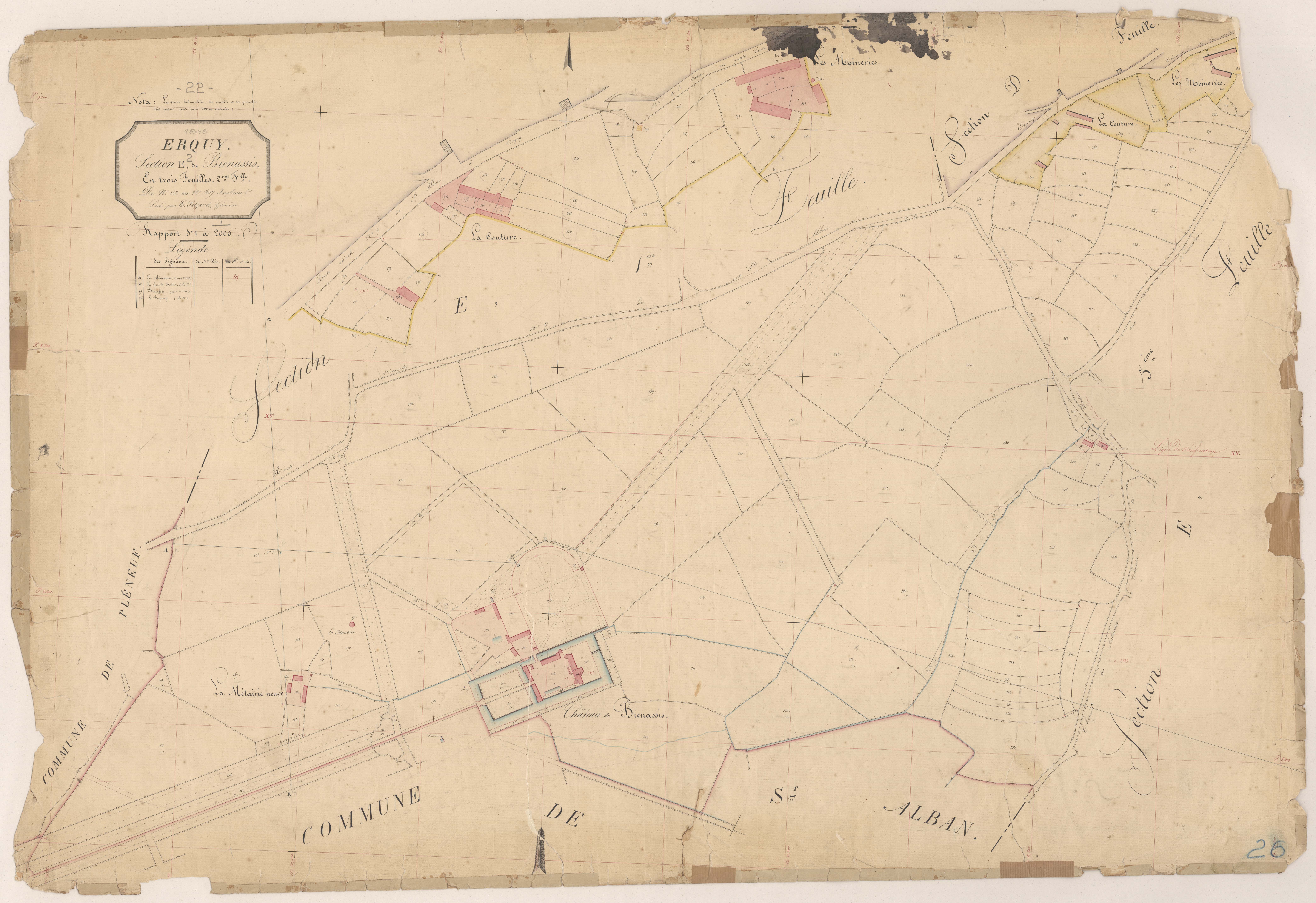 Erquy - Section E, 2e feuille