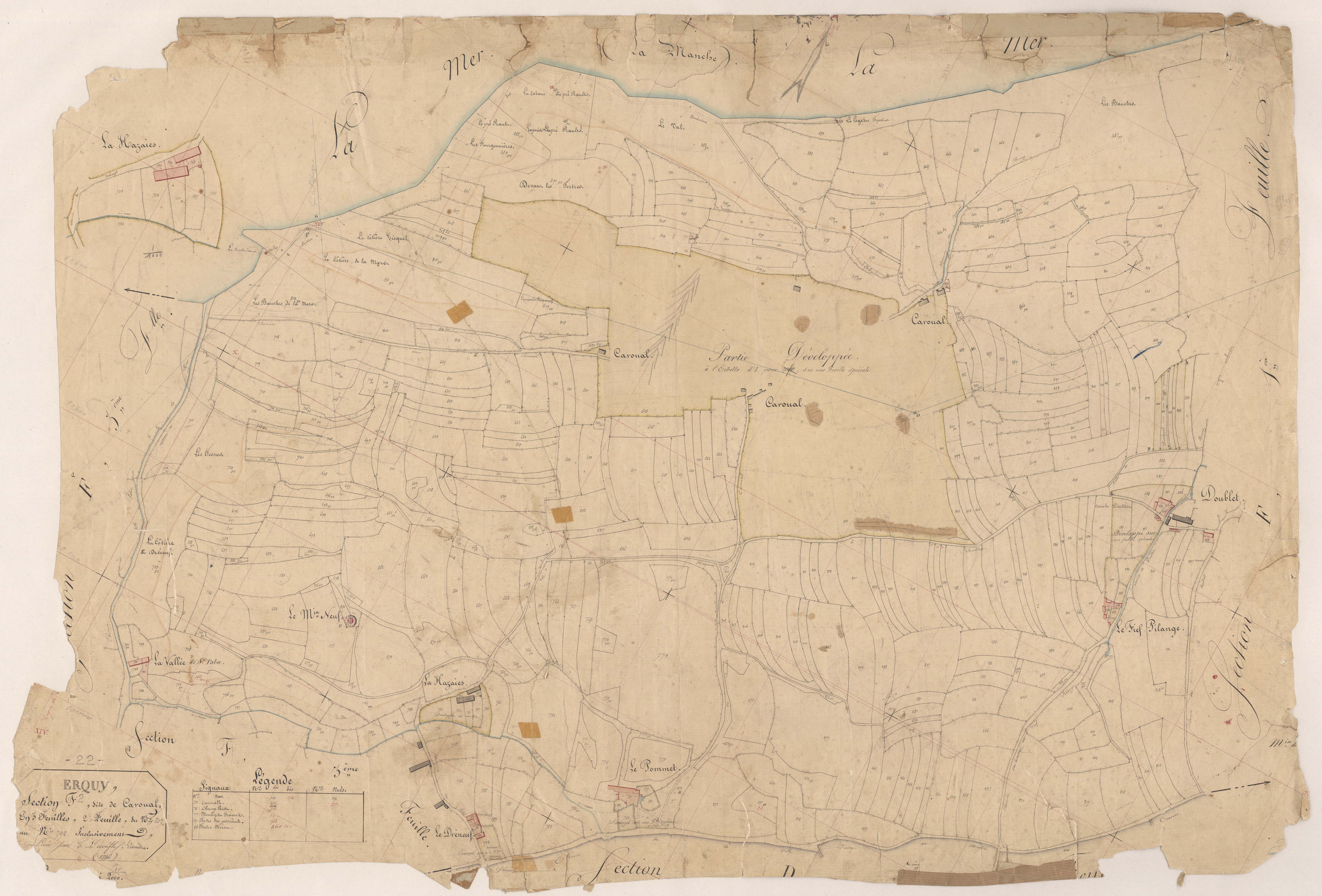 Erquy - Section F, 2e feuille