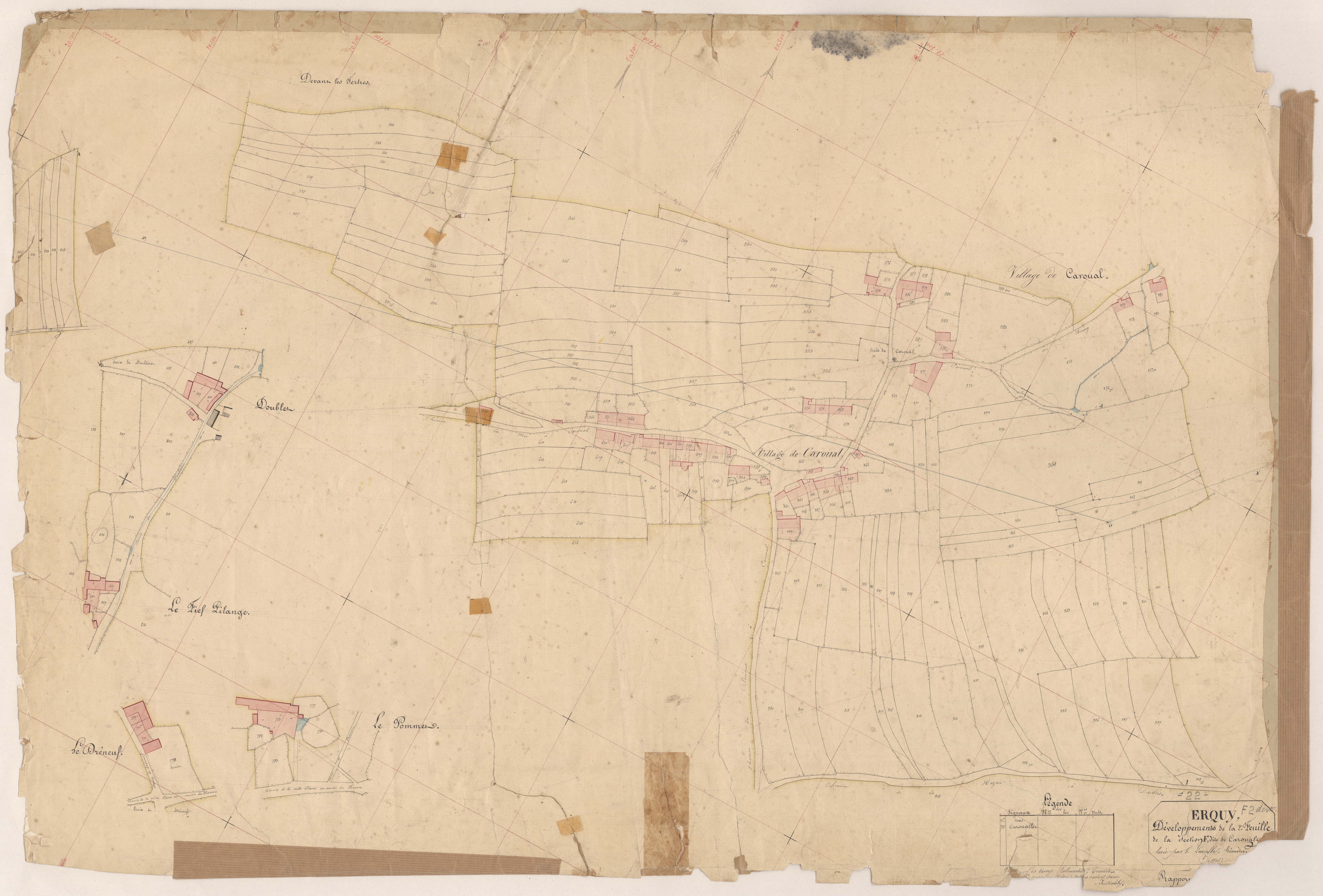 Erquy - Section F, 3e feuille