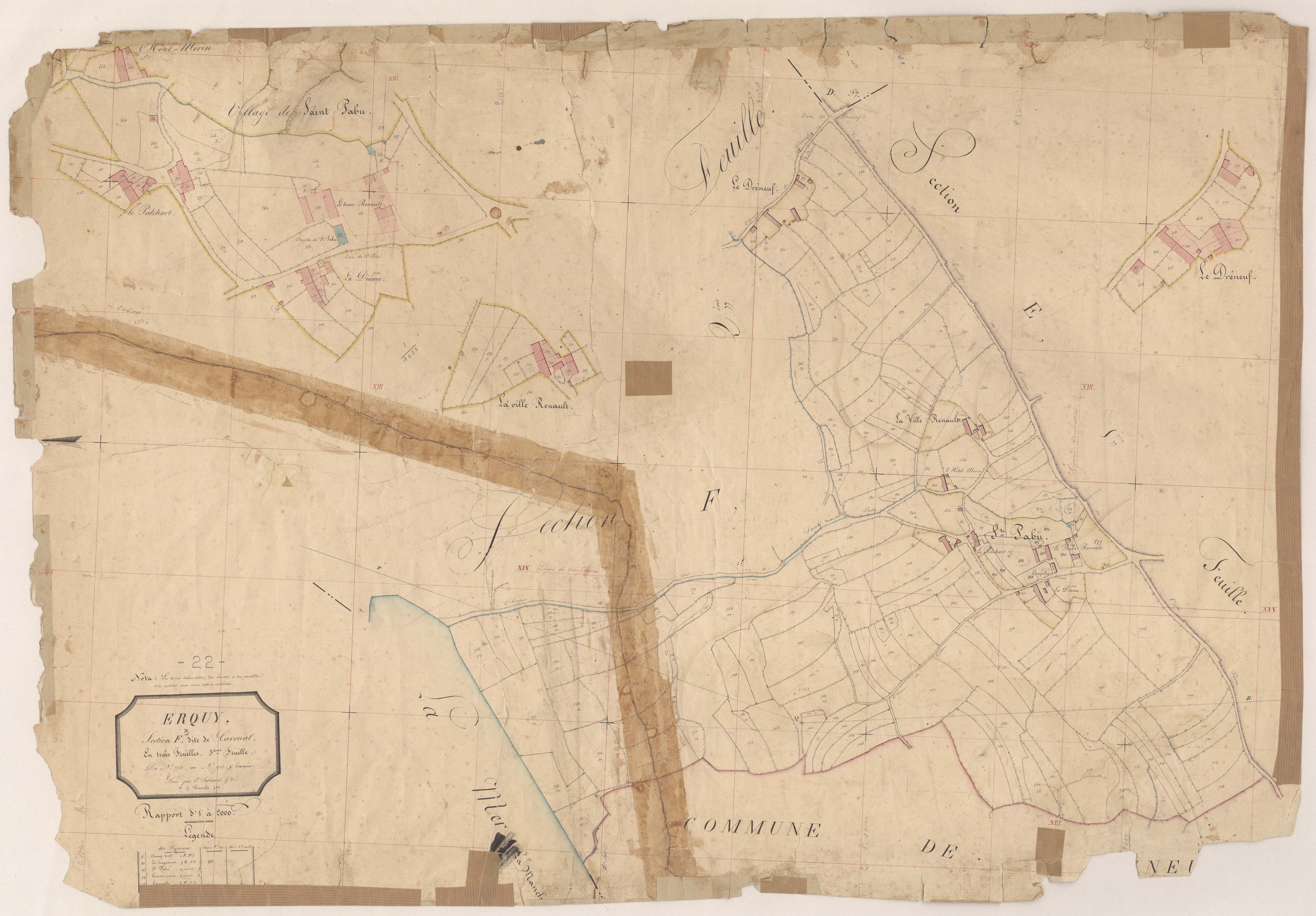 Erquy - Section F, 4e feuille