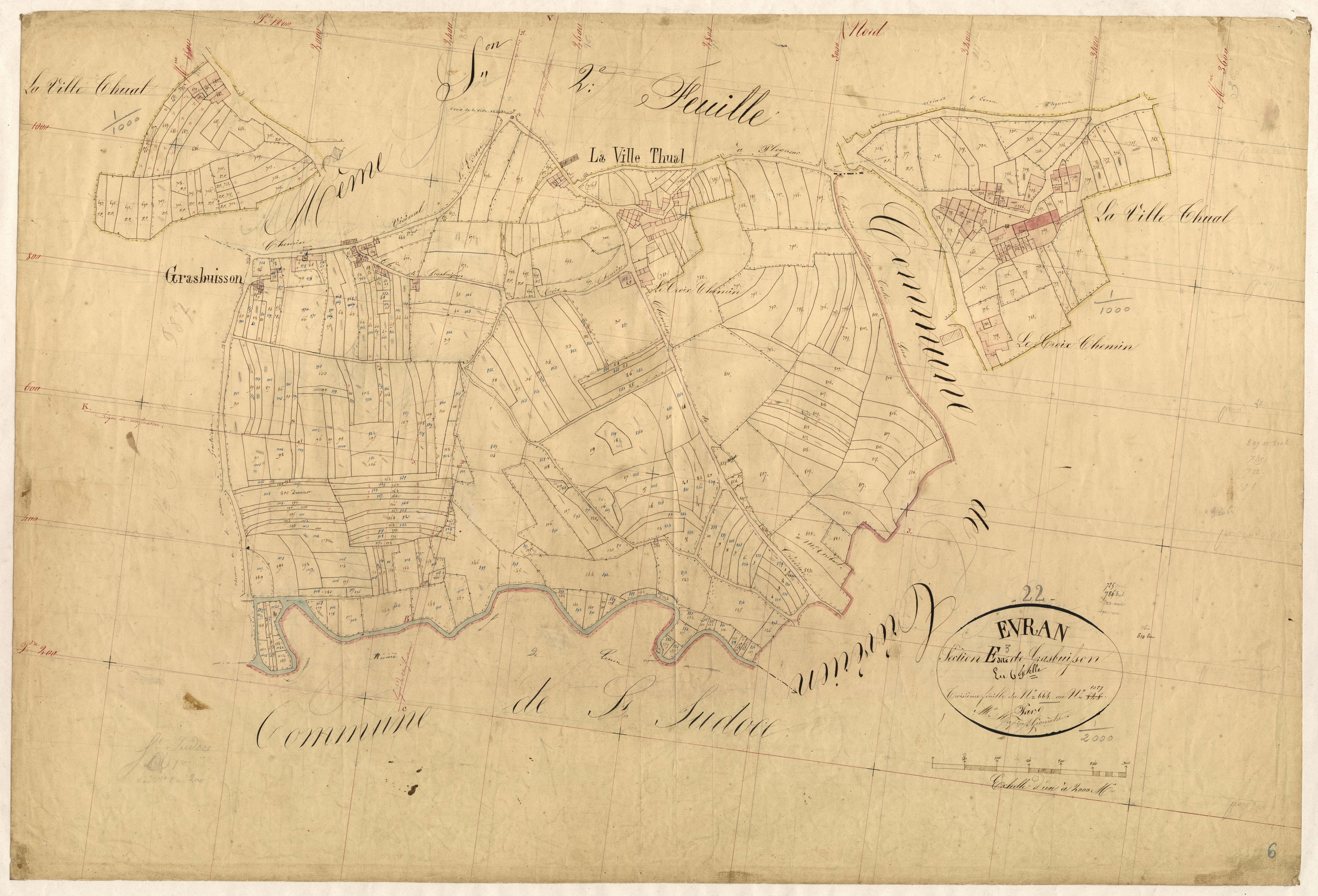 Évran - Section E, 3e feuille