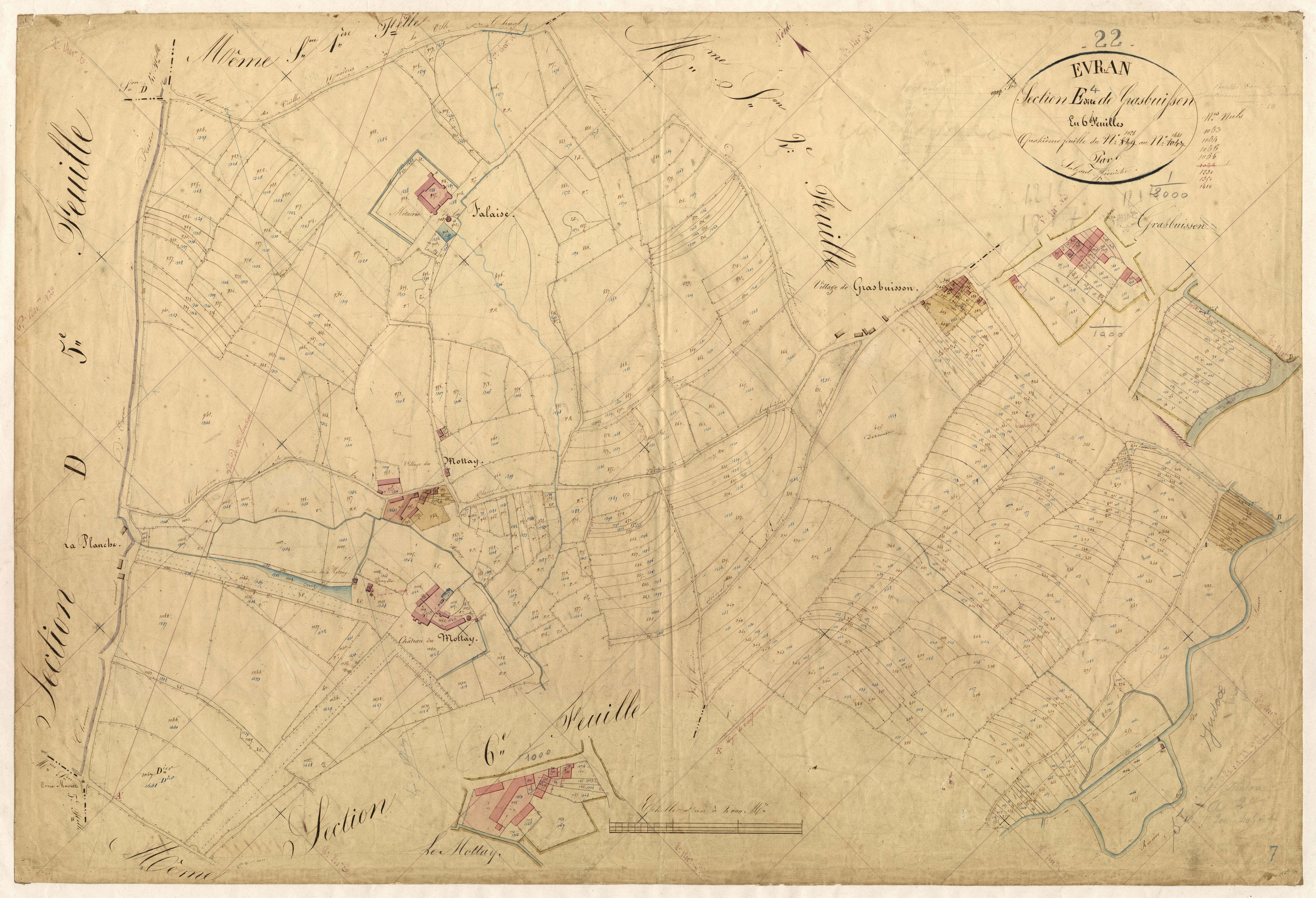 Évran - Section E, 4e feuille