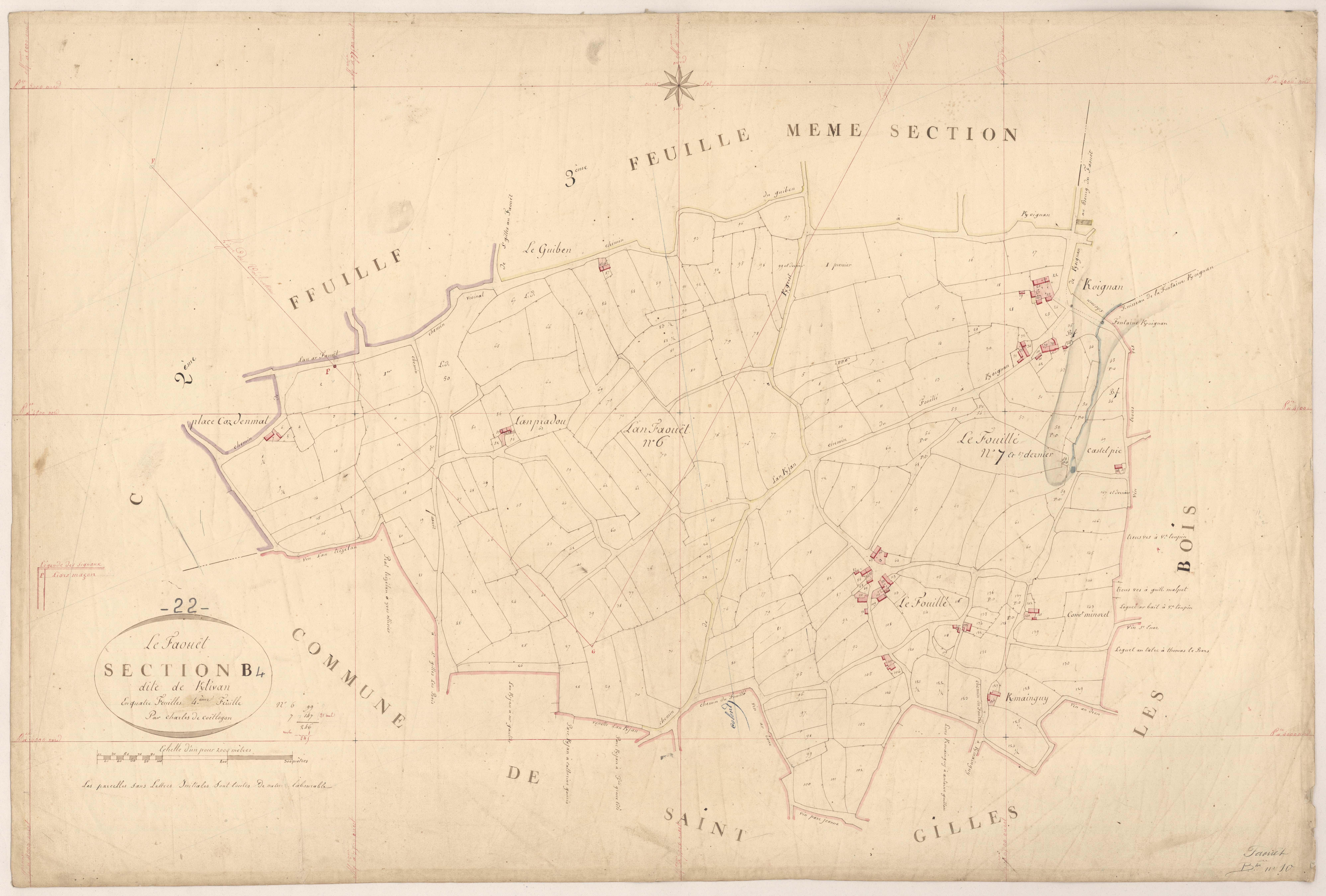 Le Faouët - Section A, 2e feuille
