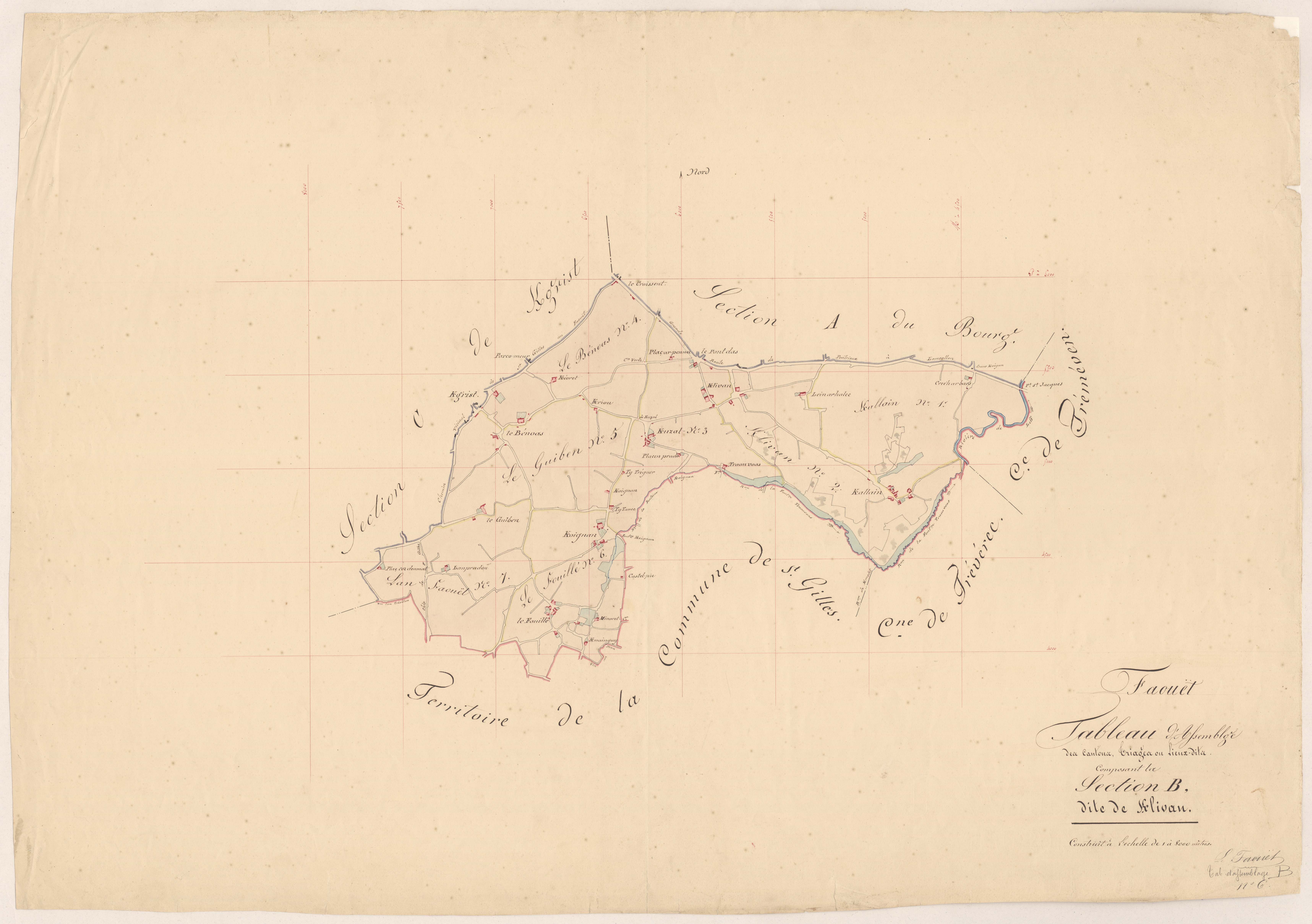 Le Faouët - Section A, 3e feuille