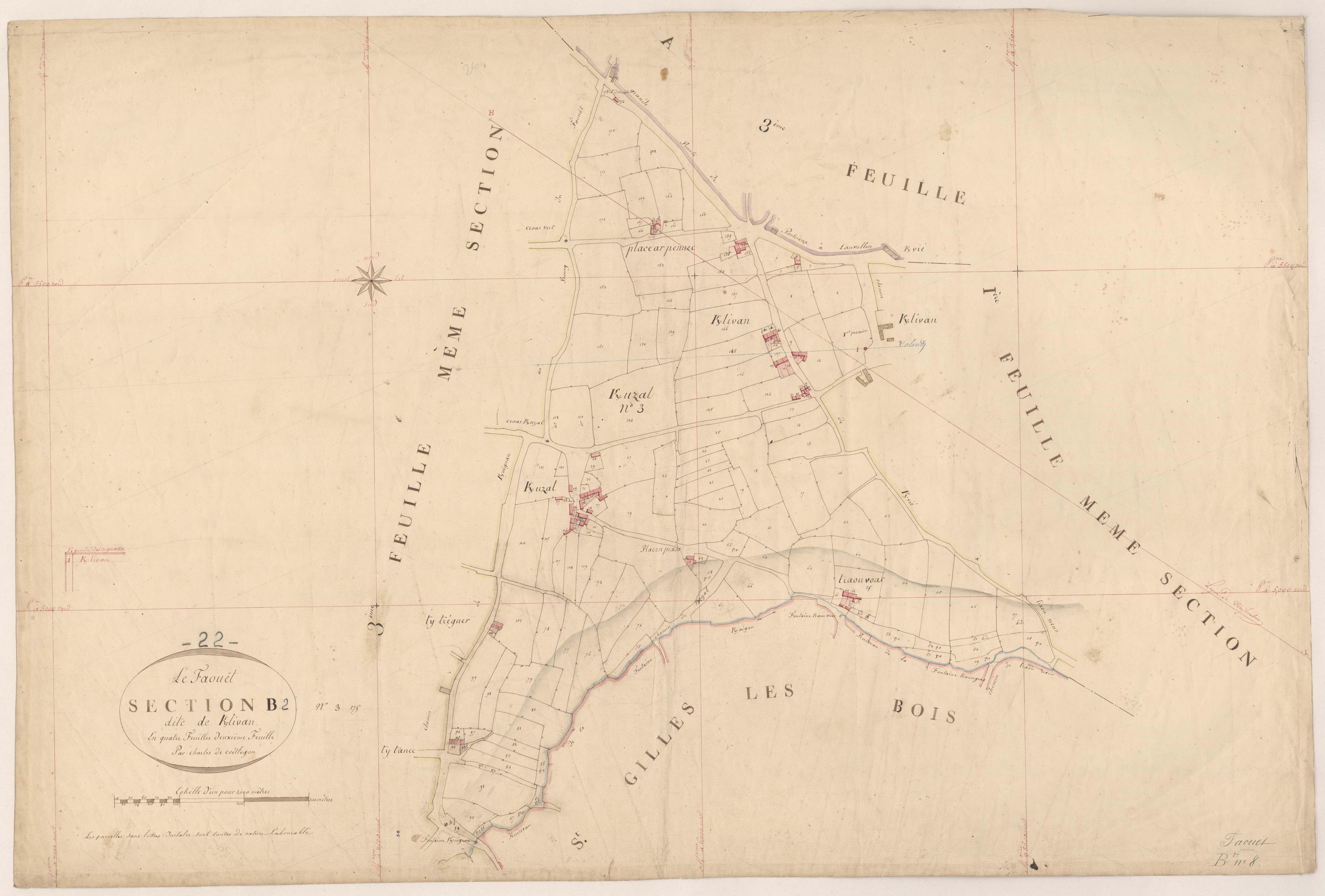 Le Faouët - Section B, 4e feuille