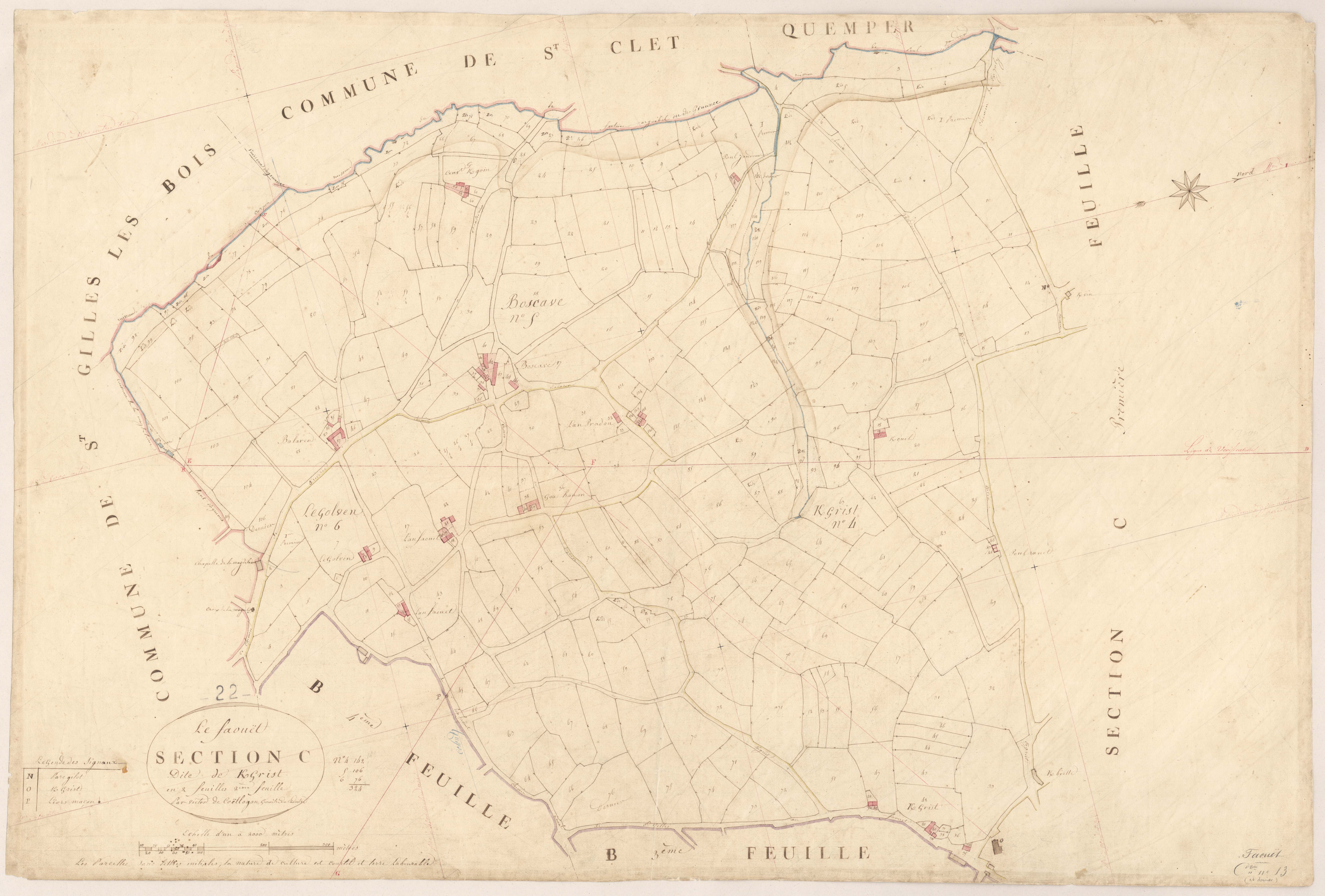Le Faouët - Section C, 2e feuille