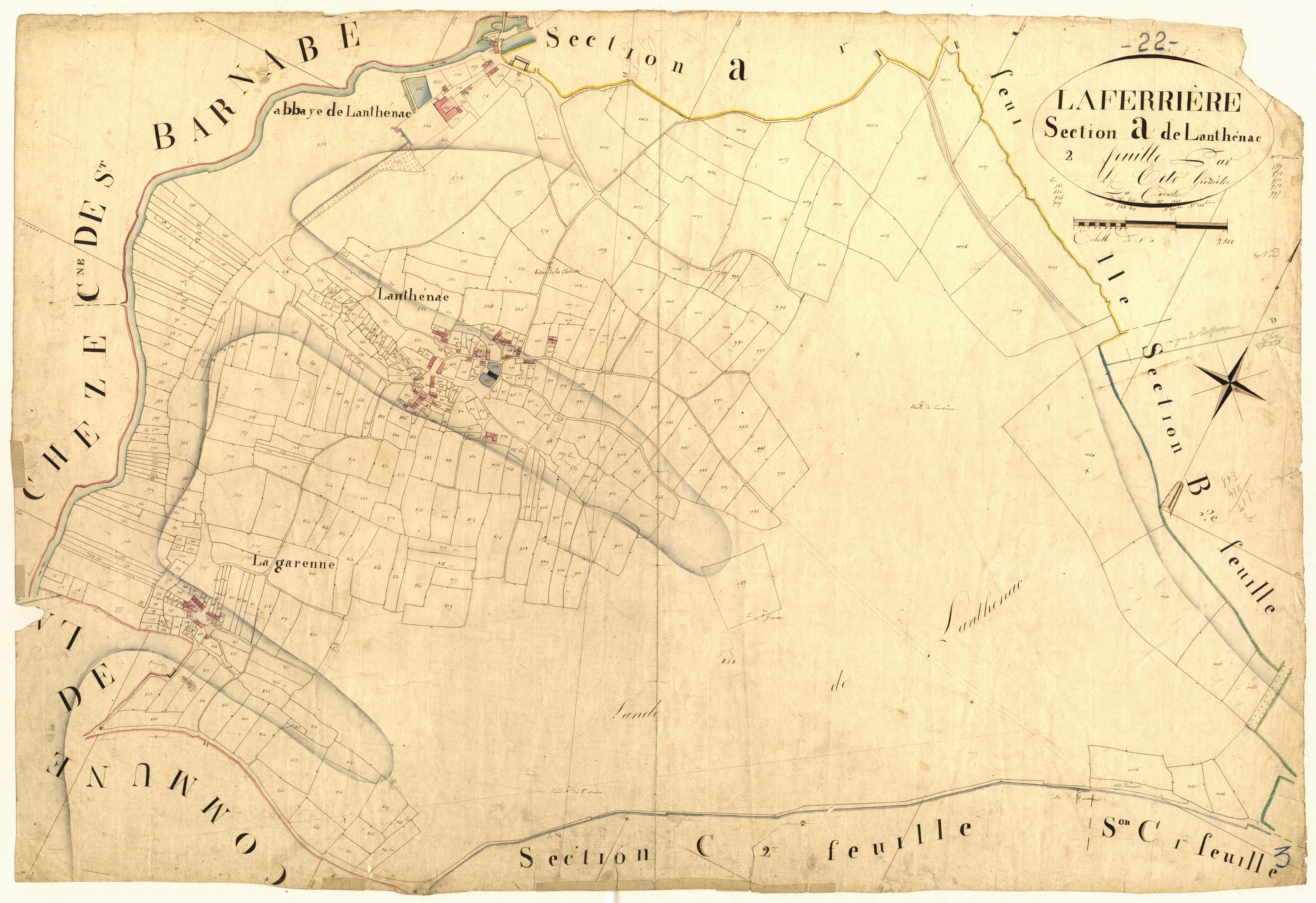 La Ferrière - Section A, 2e feuille