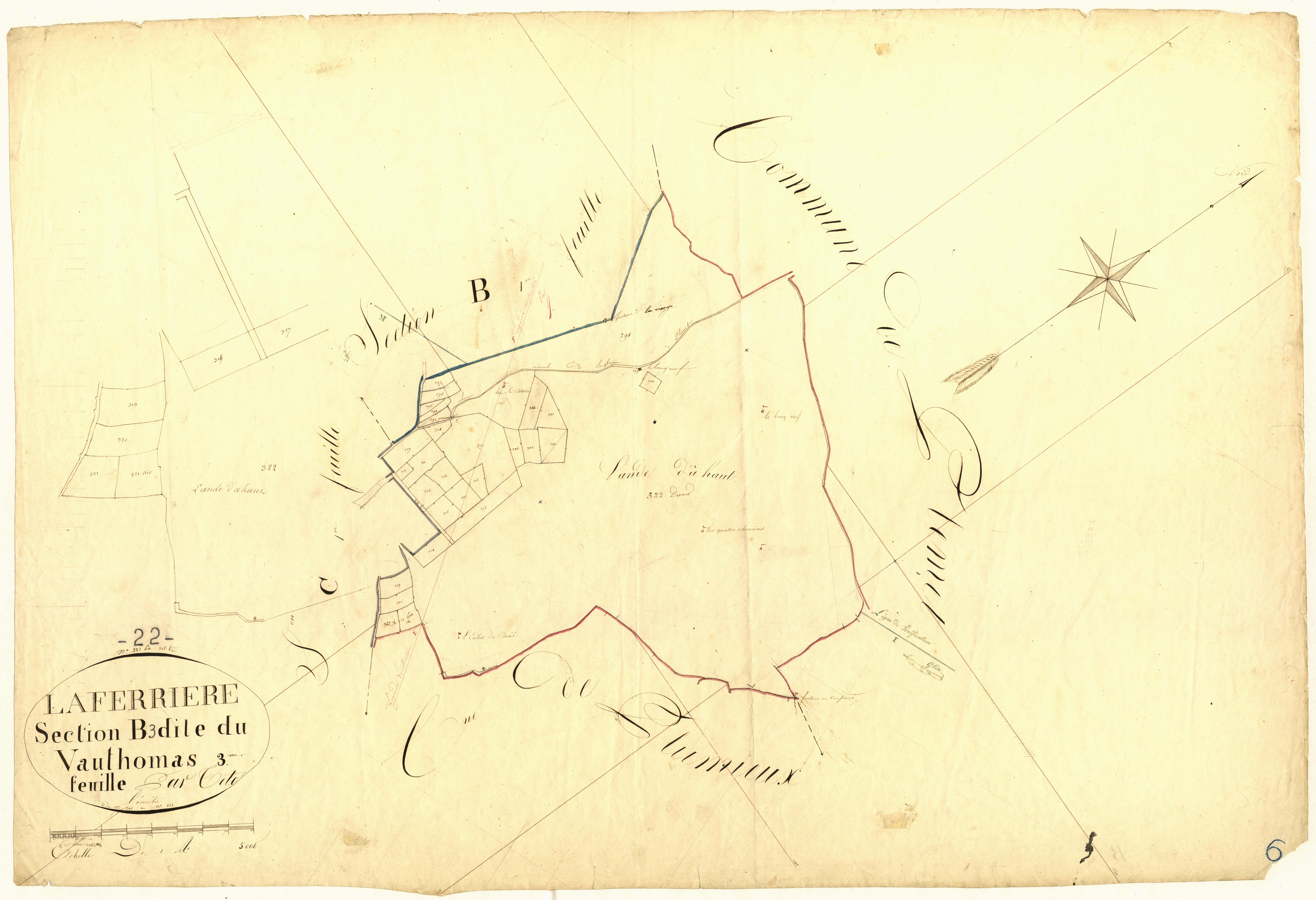 La Ferrière - Section B, 3e feuille