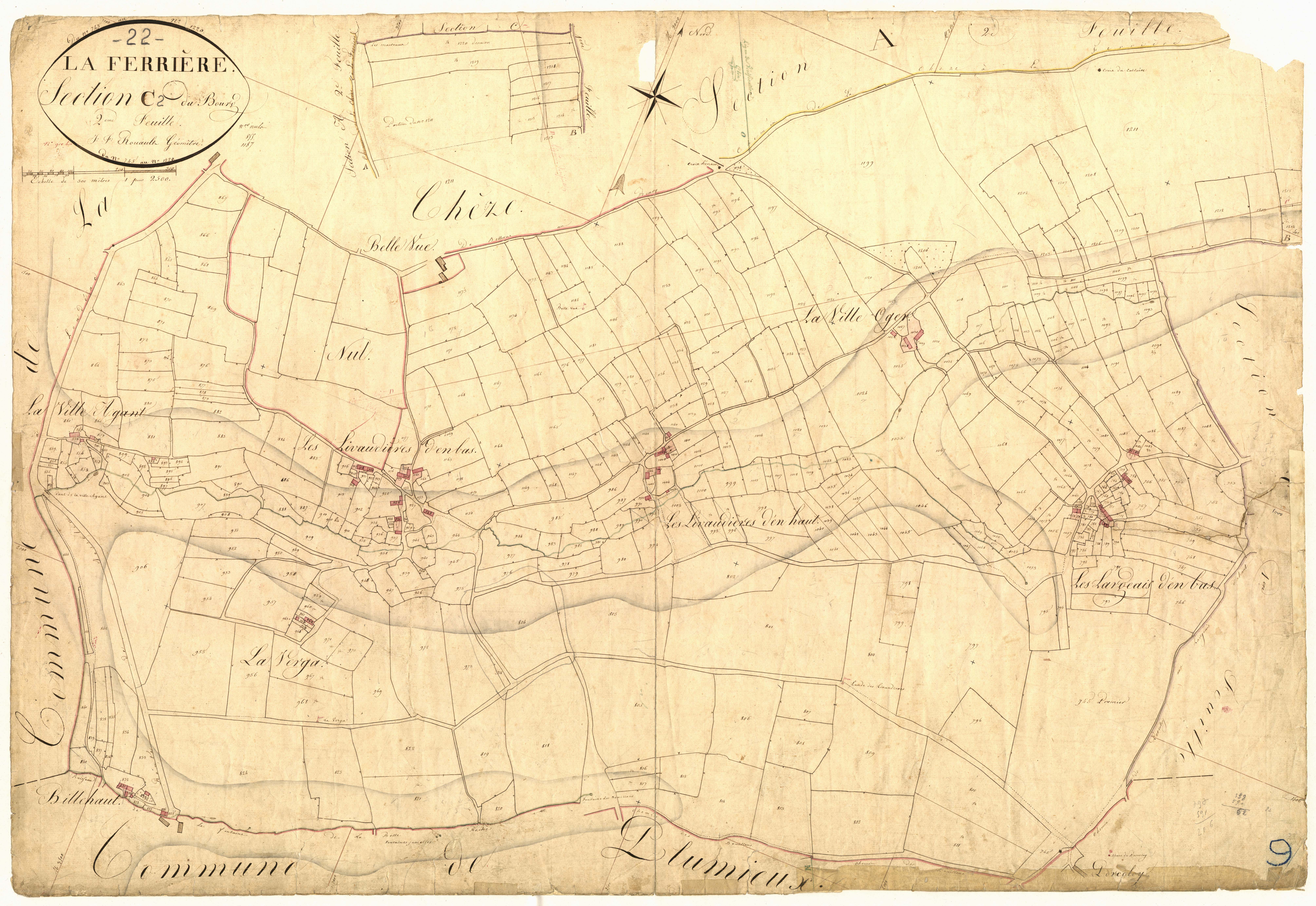 La Ferrière - Section C, 2e feuille