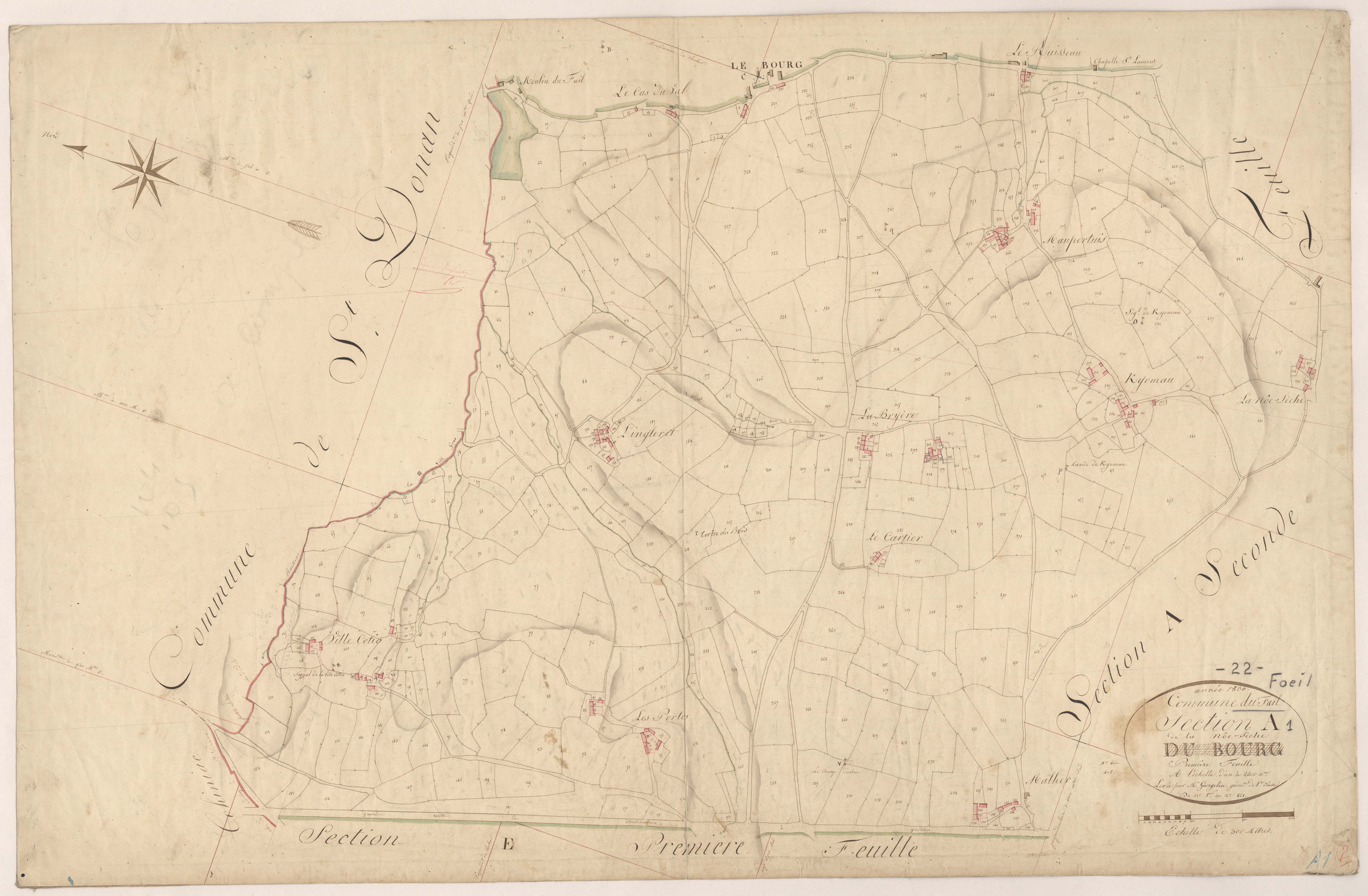 Le Fœil - Section A, 1re feuille