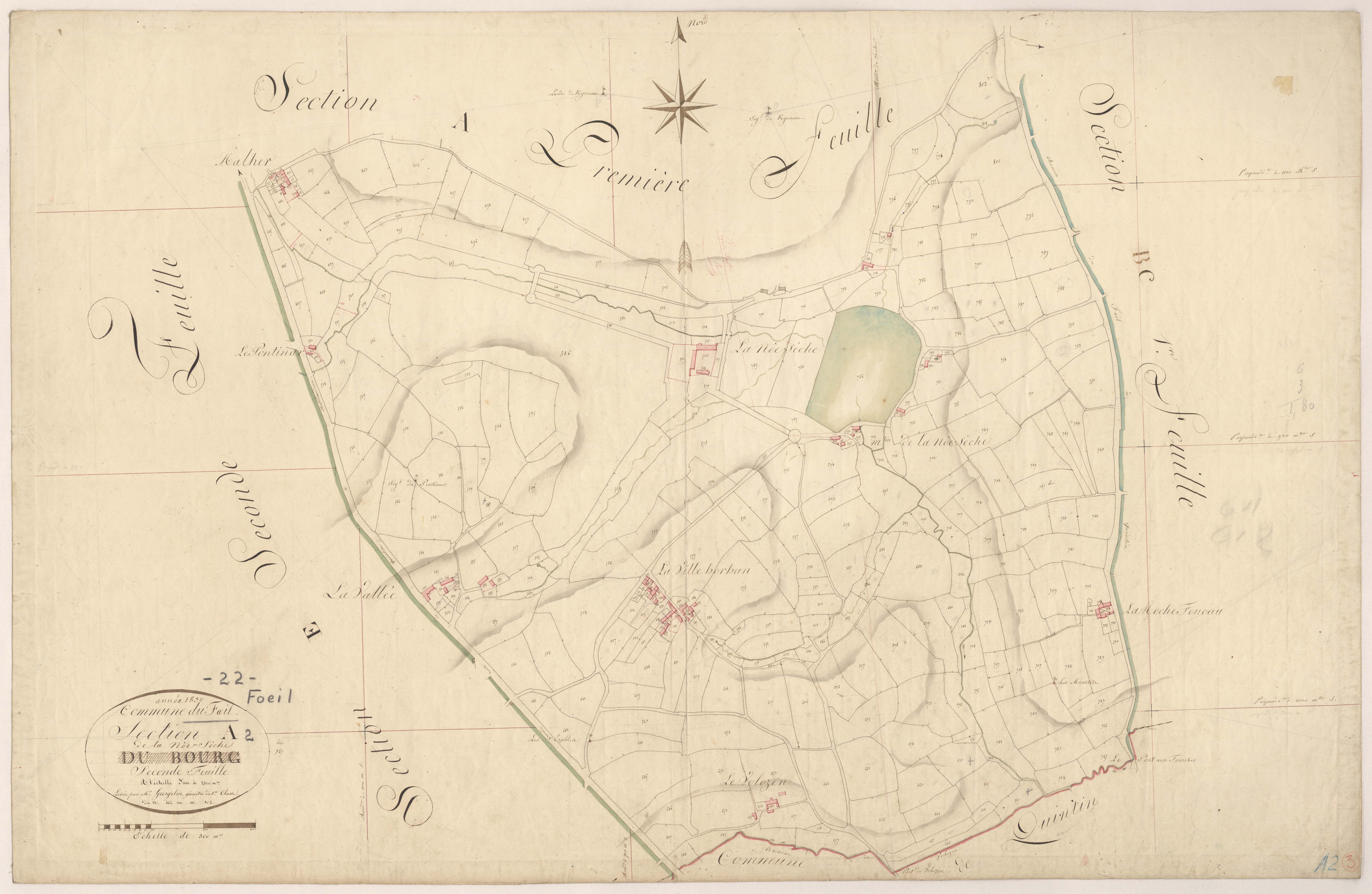 Le Fœil - Section A, 2e feuille