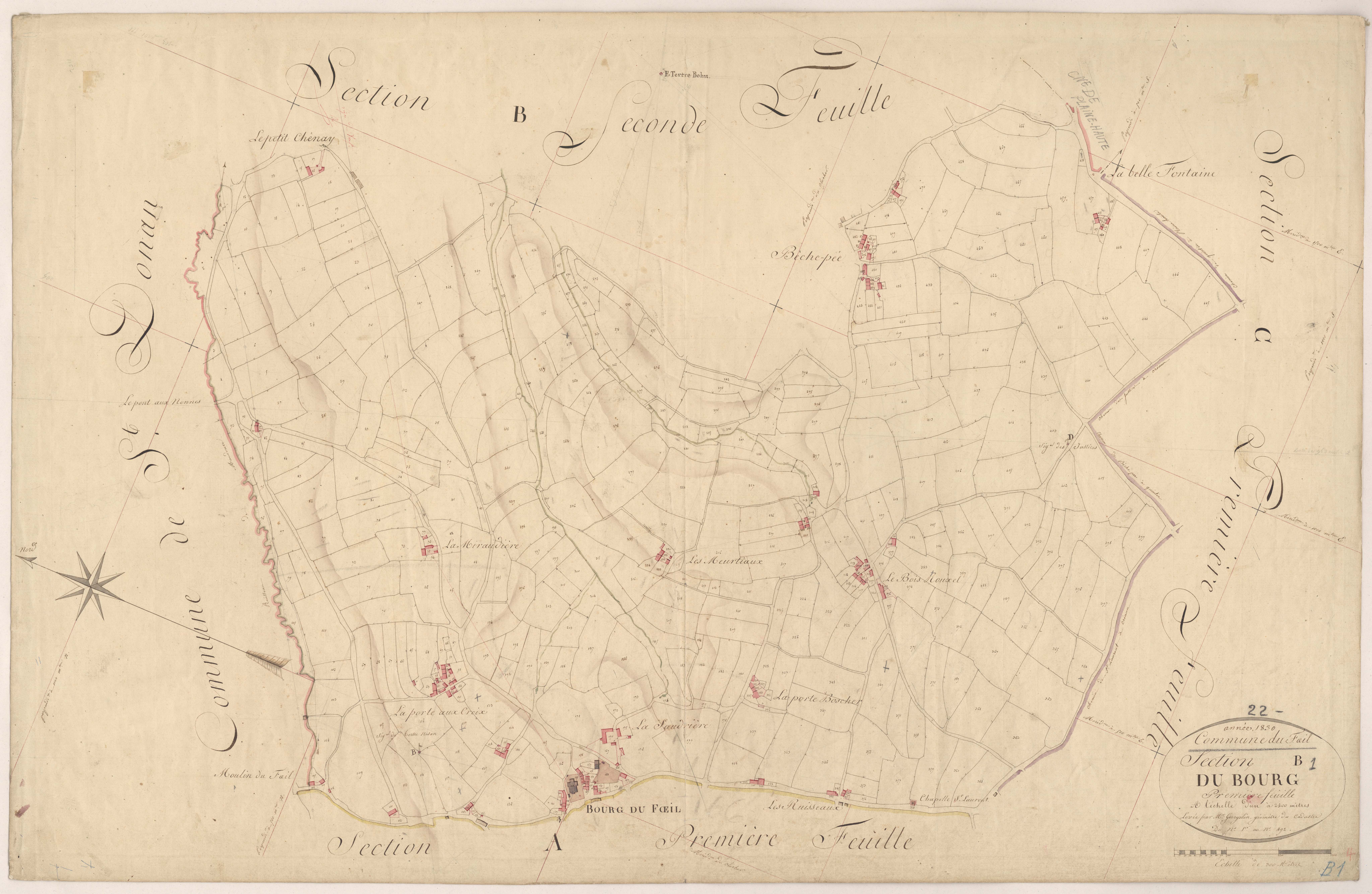 Le Fœil - Section B, 1re feuille