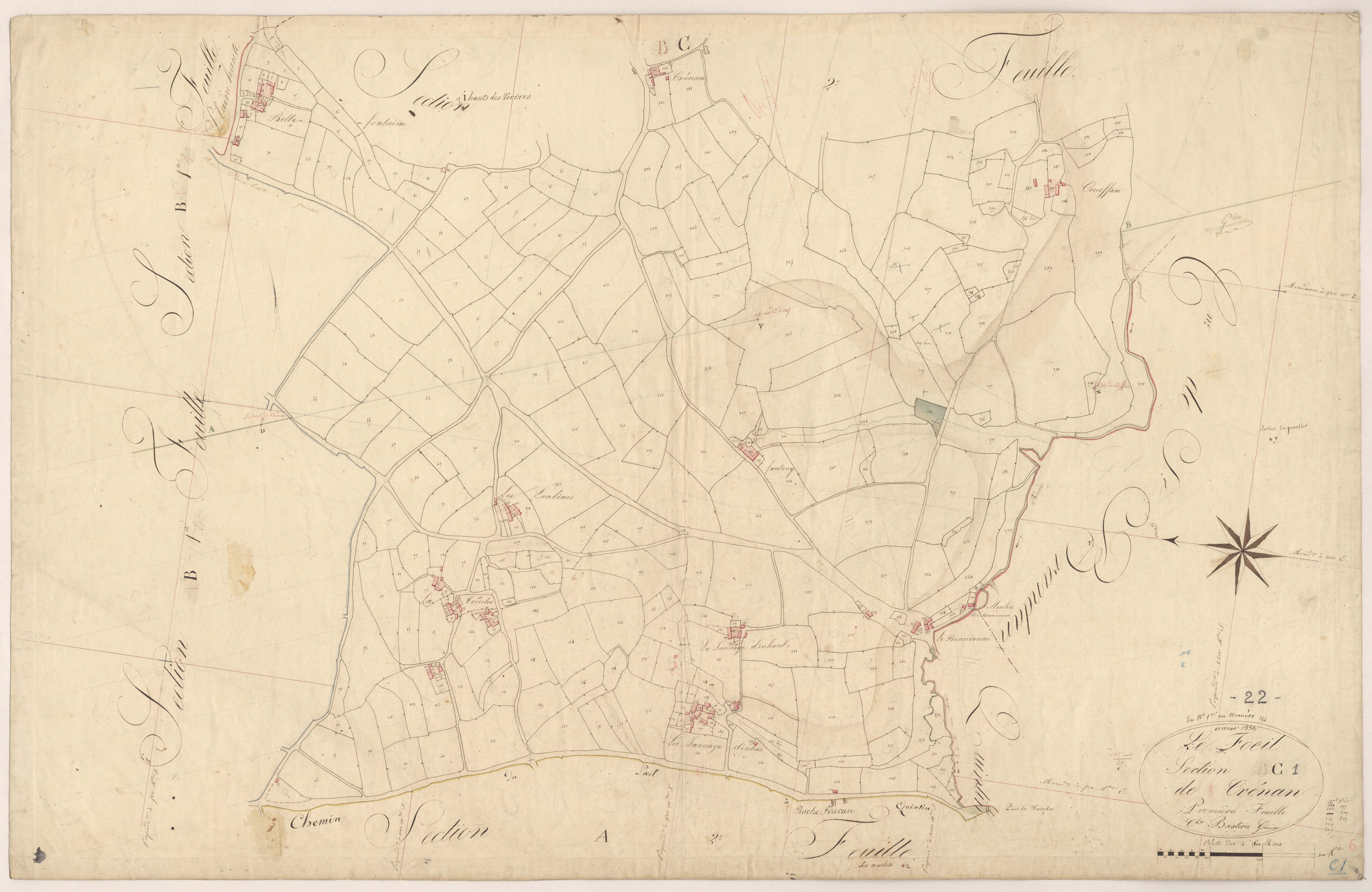 Le Fœil - Section C, 1re feuille