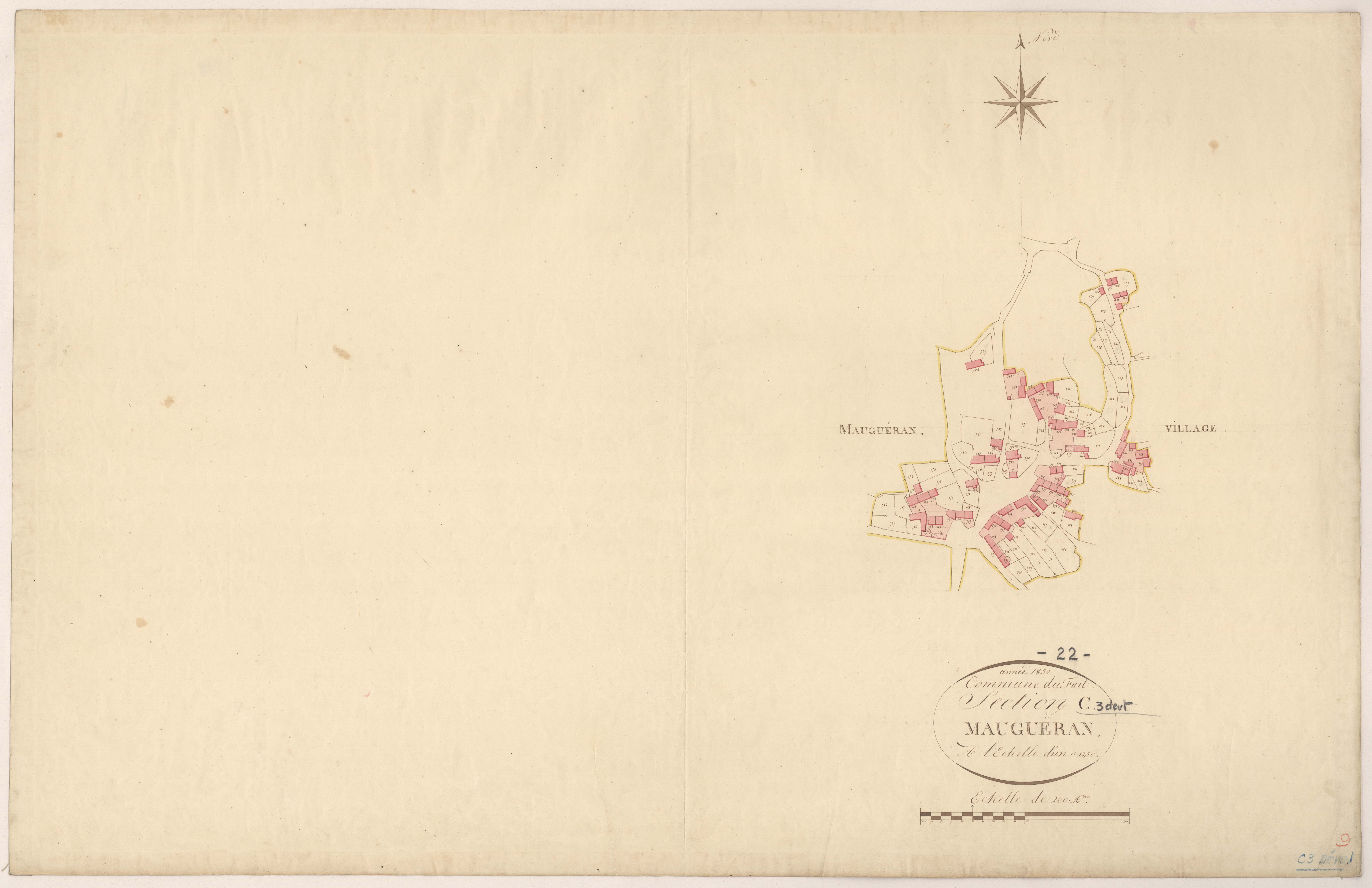 Le Fœil - Section C, 3e feuille : développement