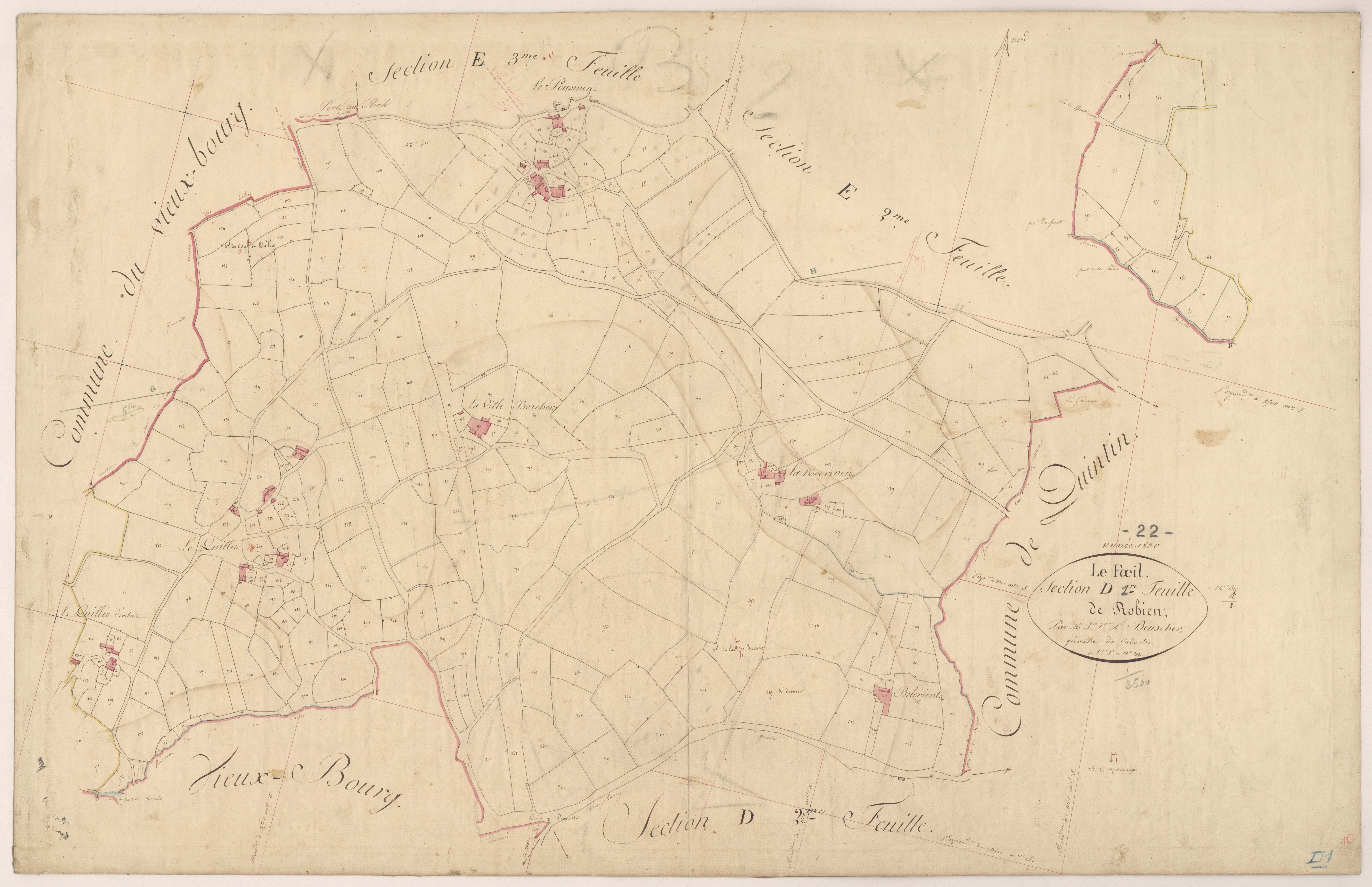 Le Fœil - Section D, 1re feuille