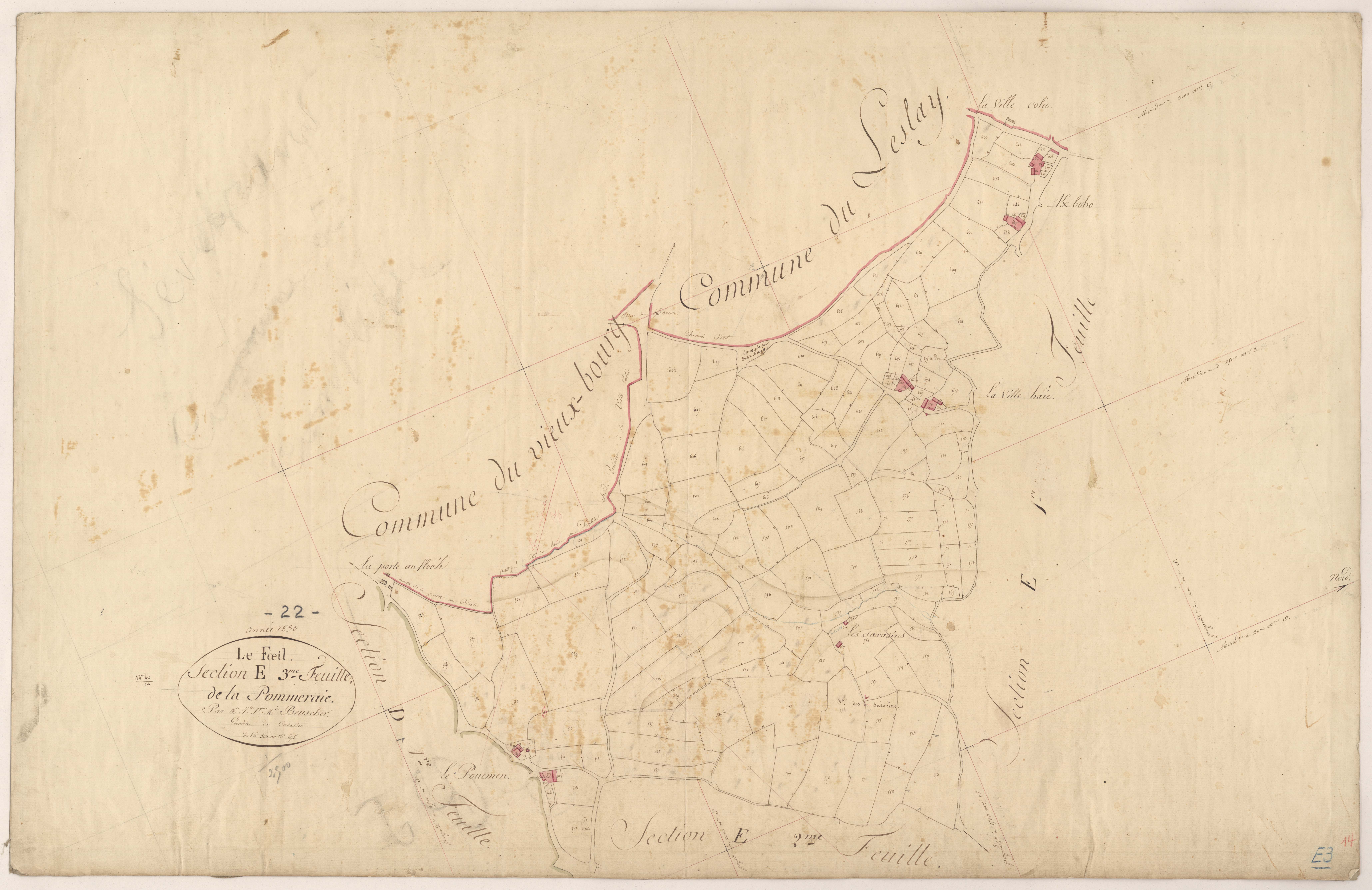 Le Fœil - Section E, 3e feuille