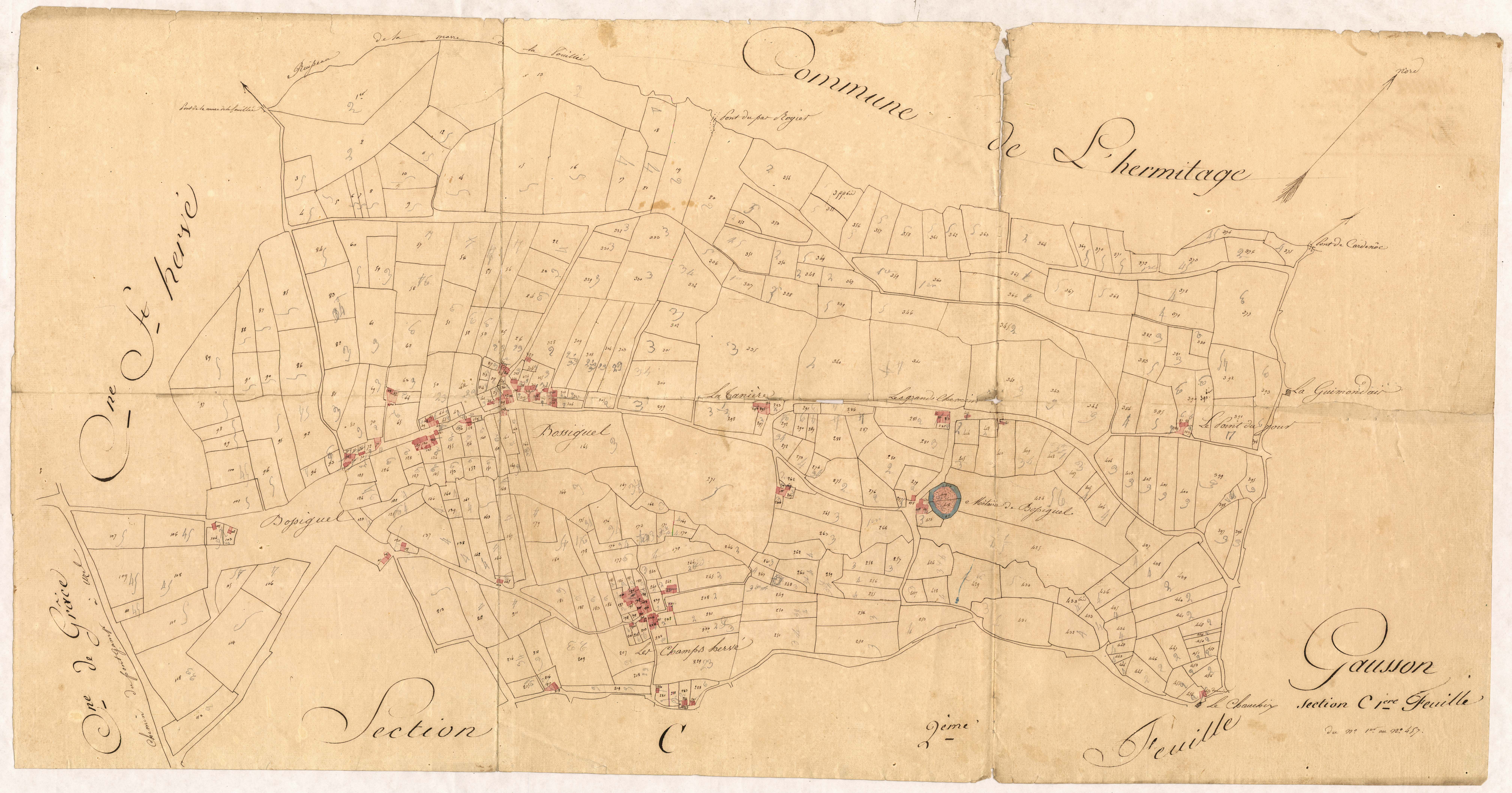 Gausson - Section C, 1re feuille