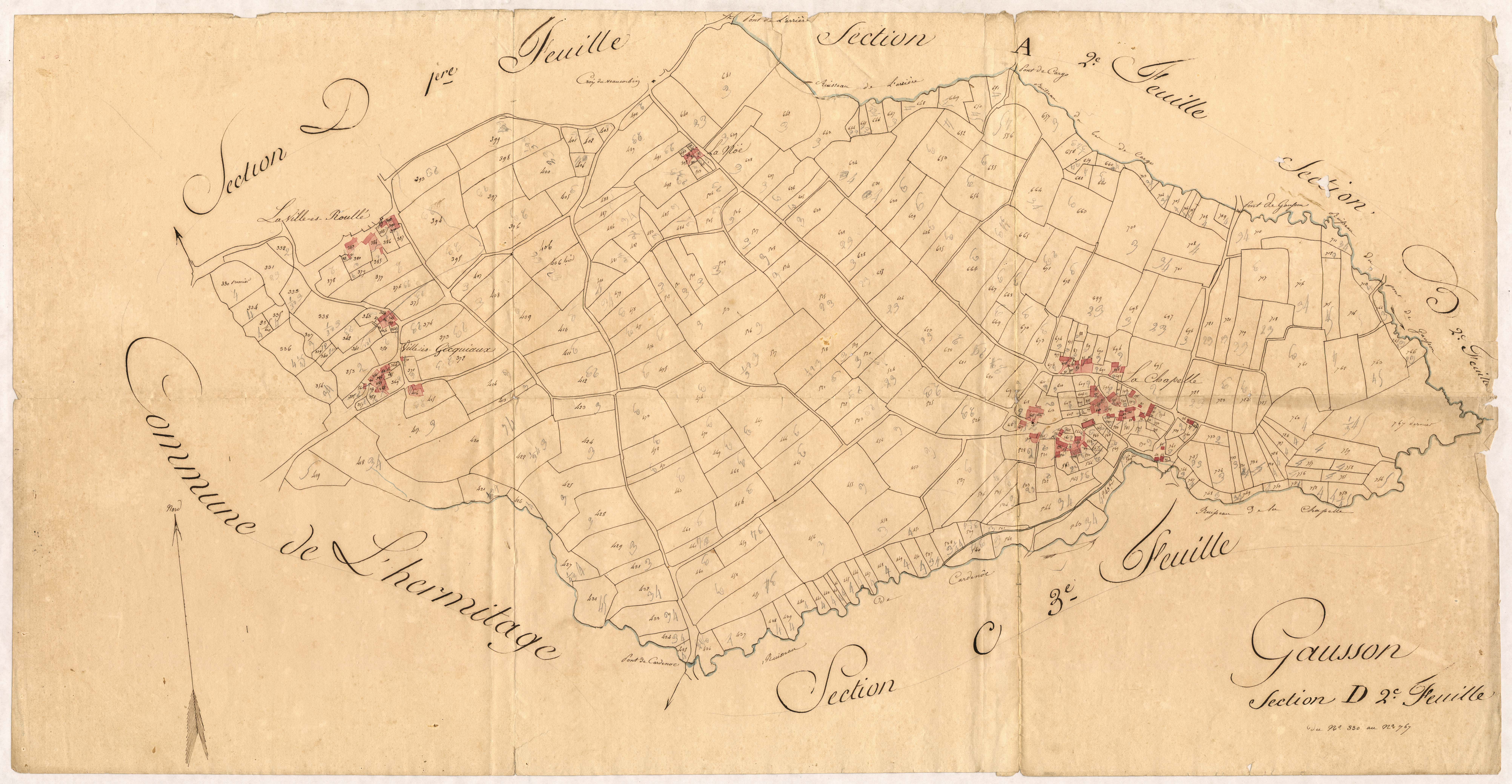 Gausson - Section D, 2e feuille