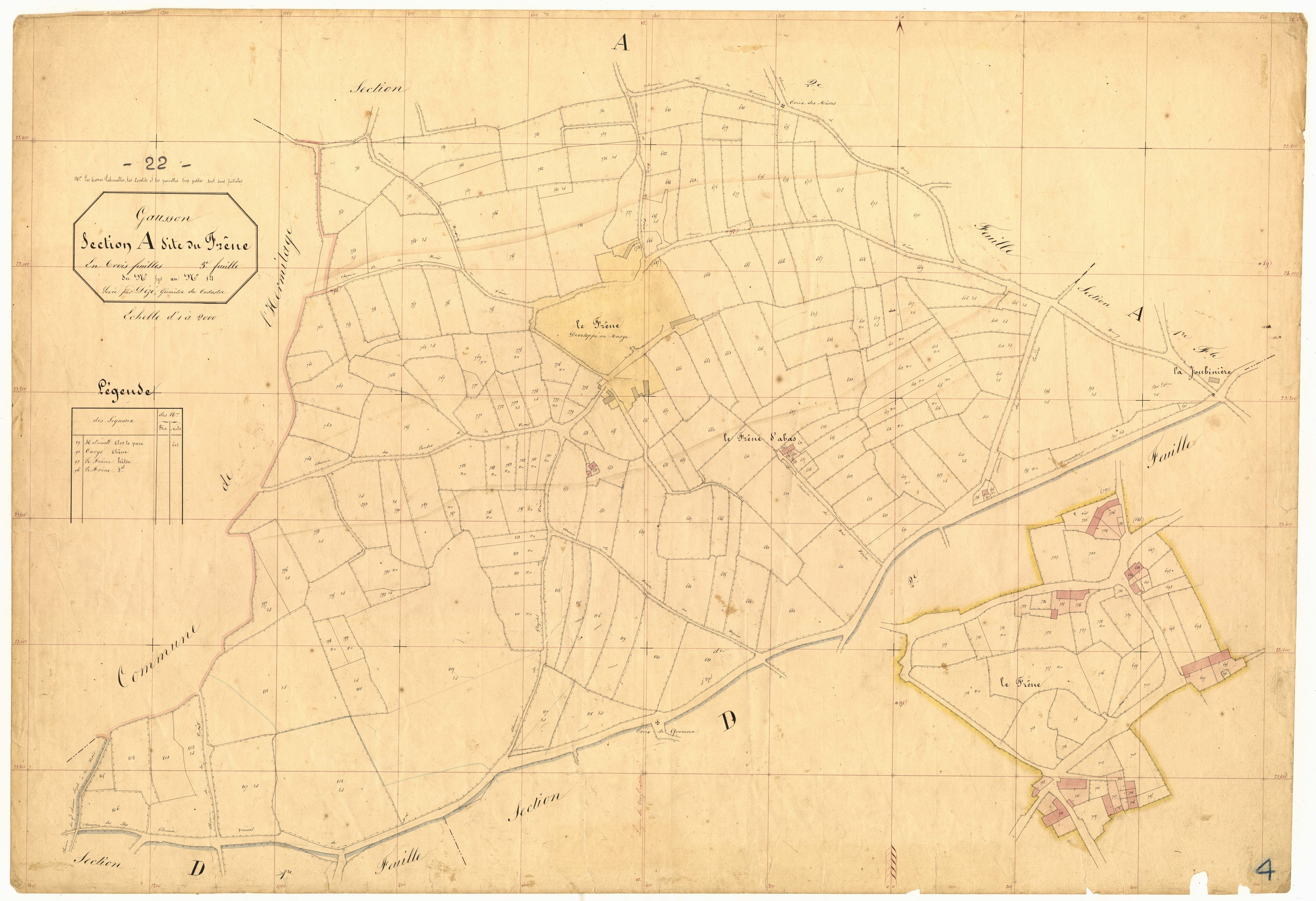 Gausson - Section A, 3e feuille