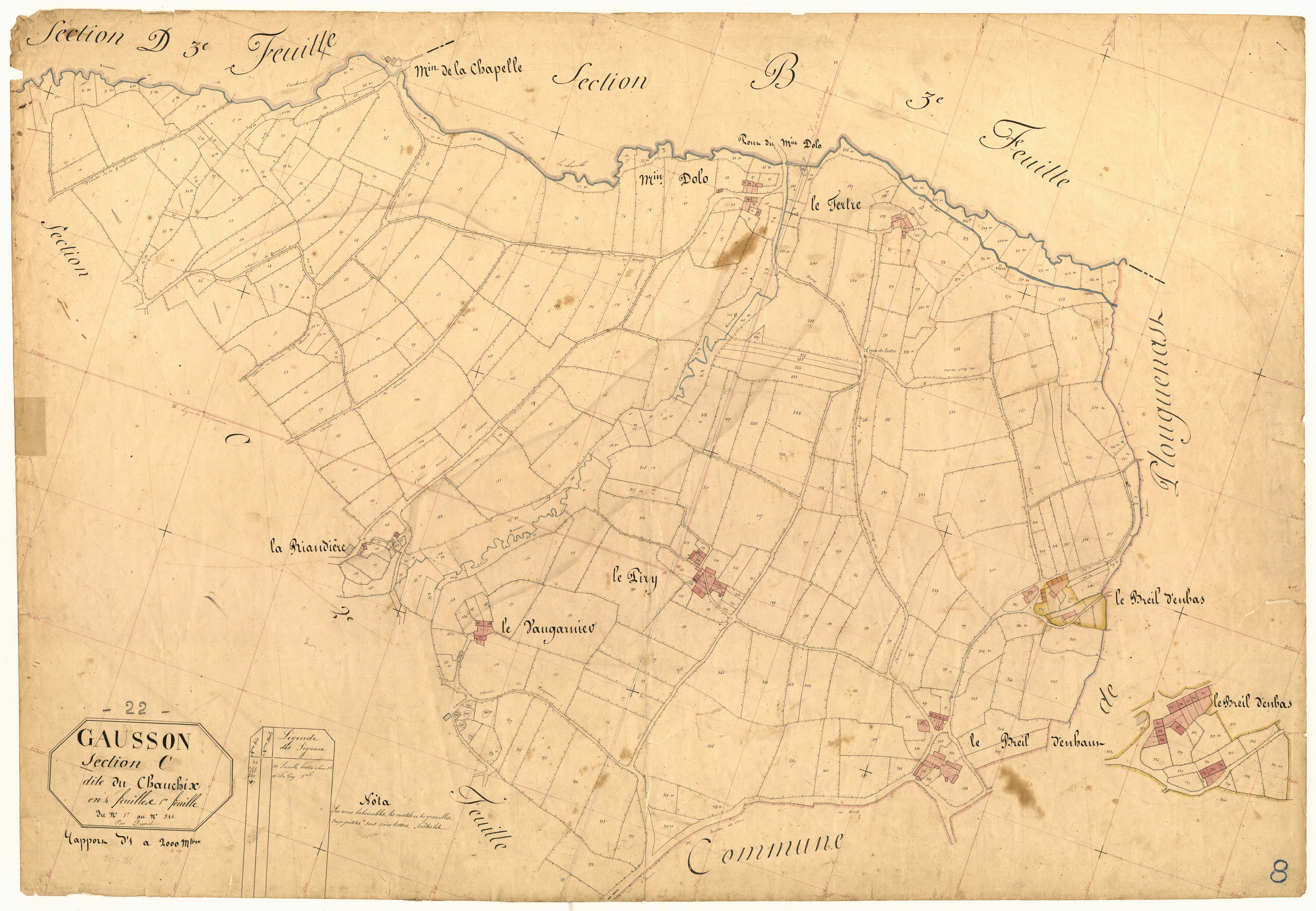 Gausson - Section C, 1re feuille