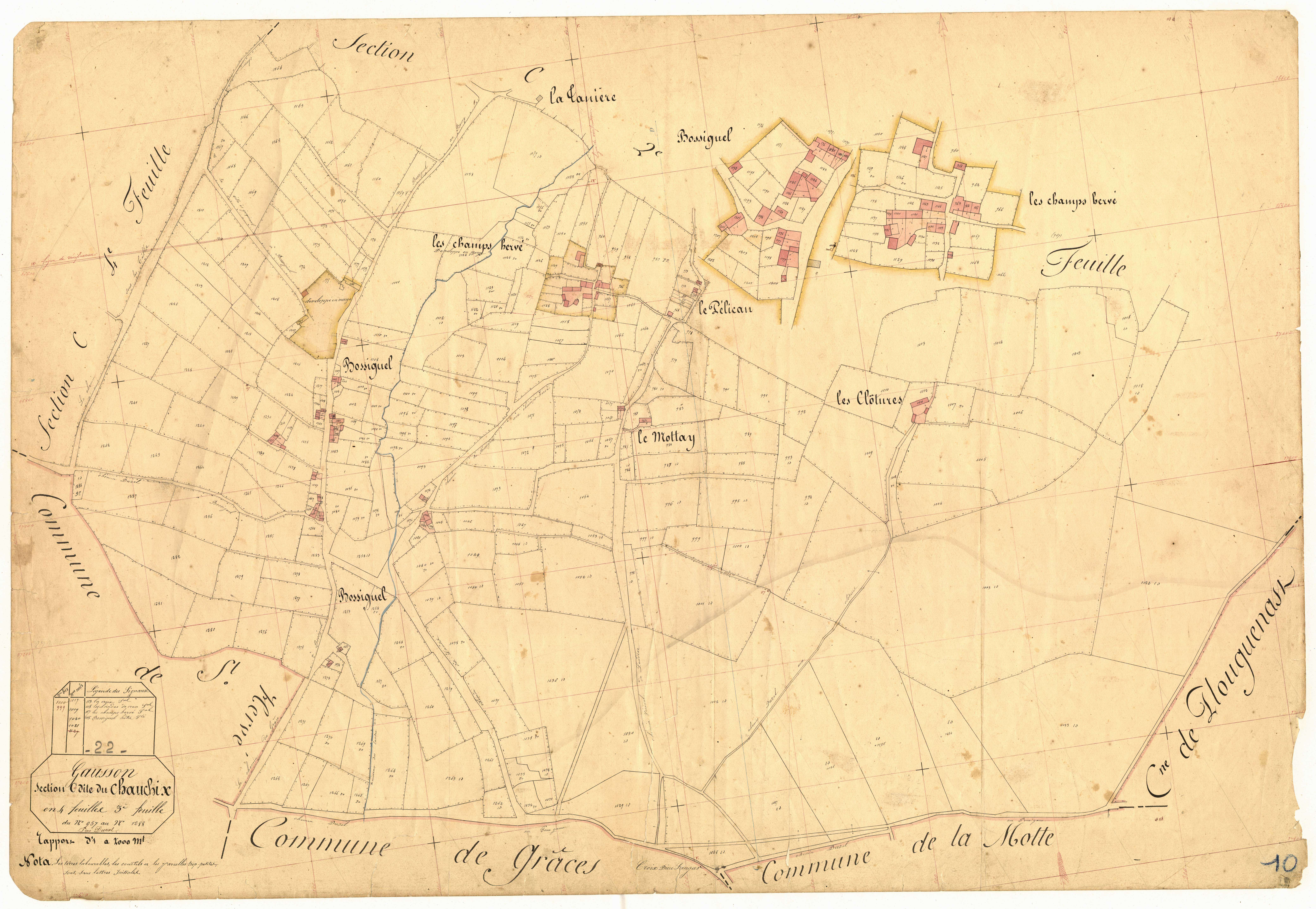 Gausson - Section C, 3e feuille