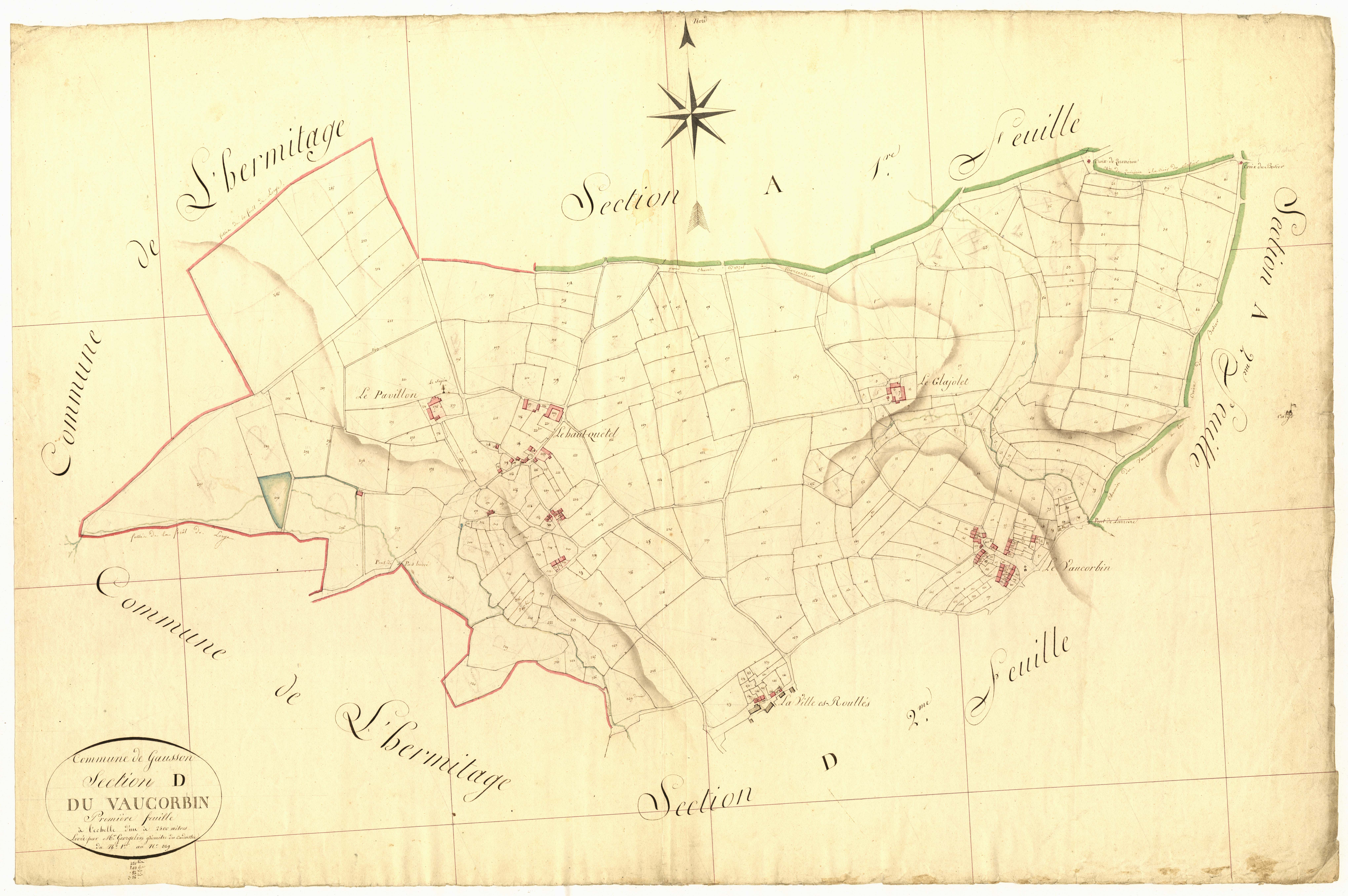 Gausson - Section D, 1re feuille