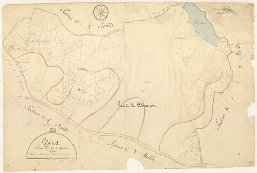 Glomel - Section F, 2e feuille