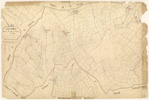 Glomel - Section J, 1re feuille