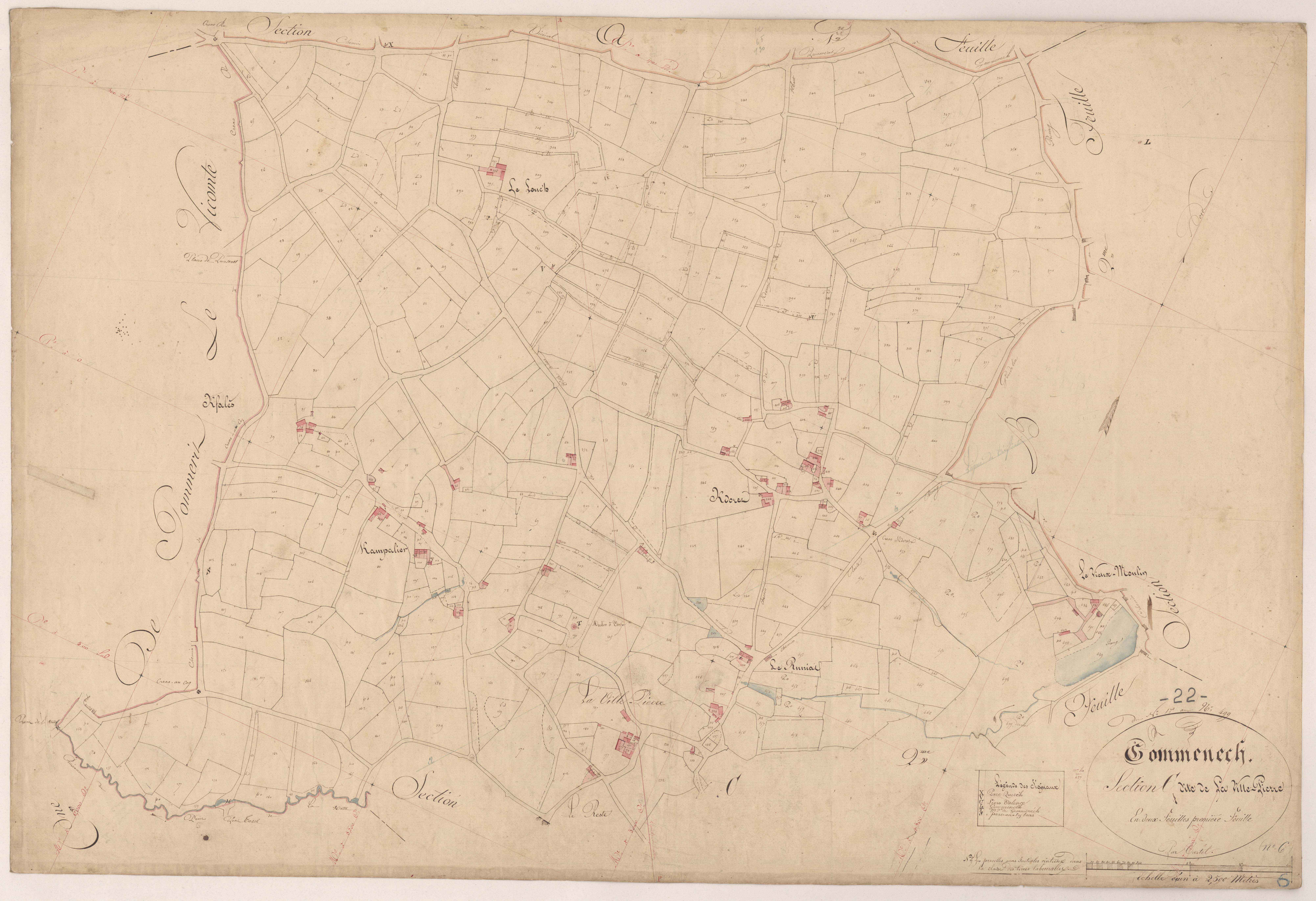 Gommenec'h - Section C, 1re feuille