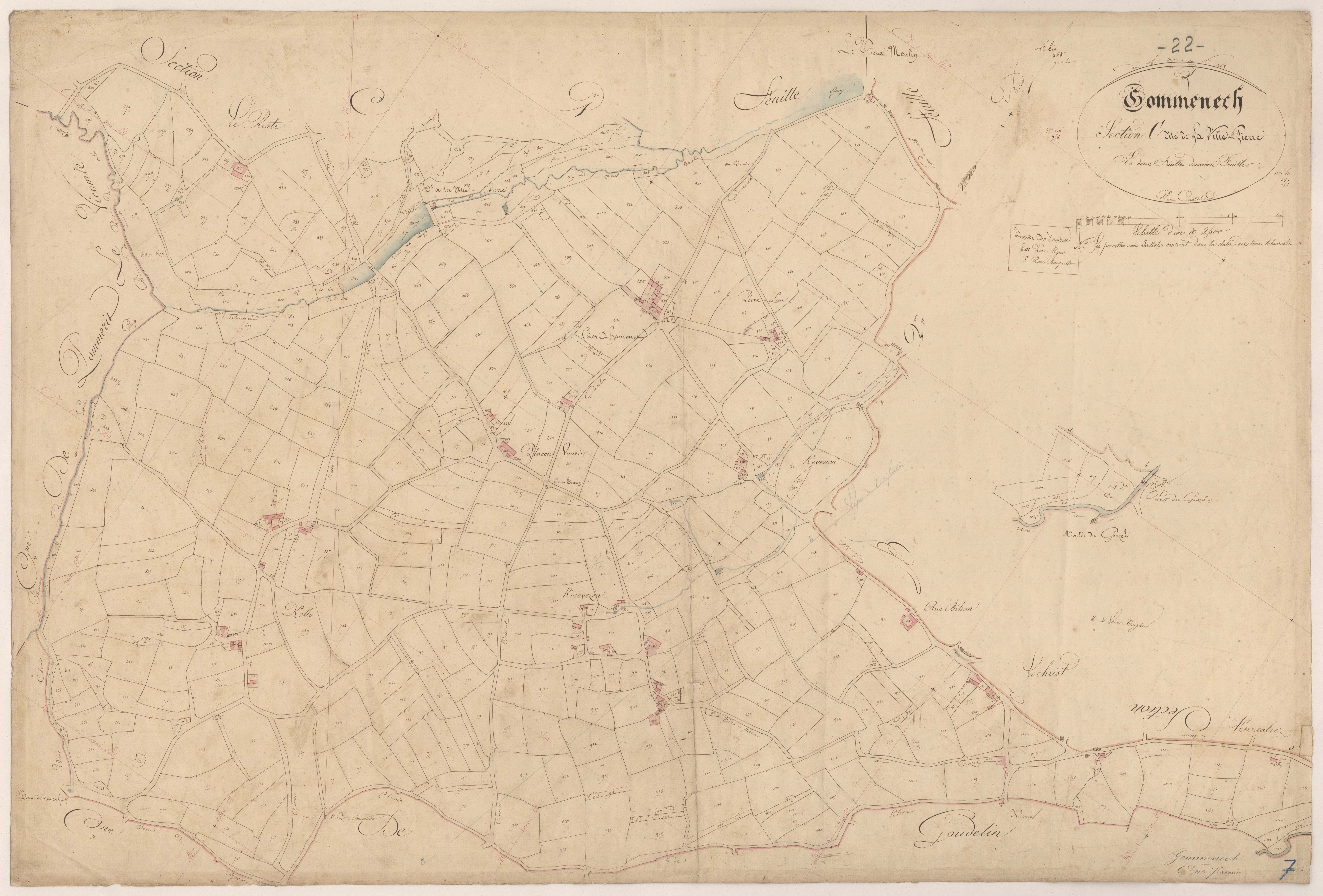 Gommenec'h - Section C, 2e feuille